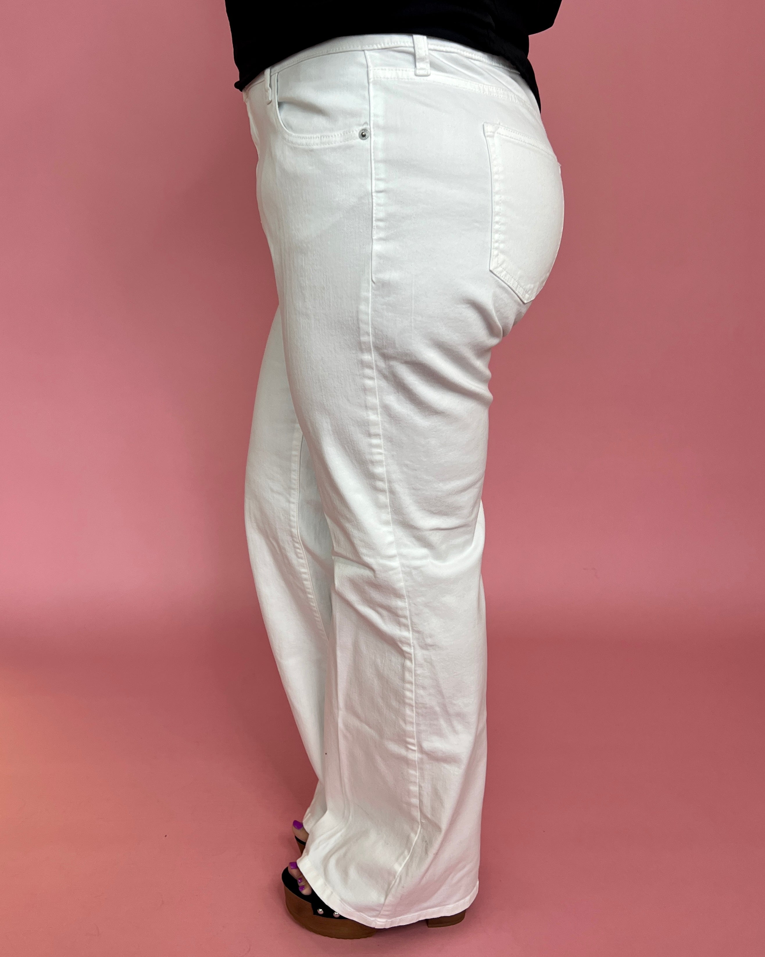 Picture It White Plus Mid Rise Slim Bootcut Jeans-Shop-Womens-Boutique-Clothing