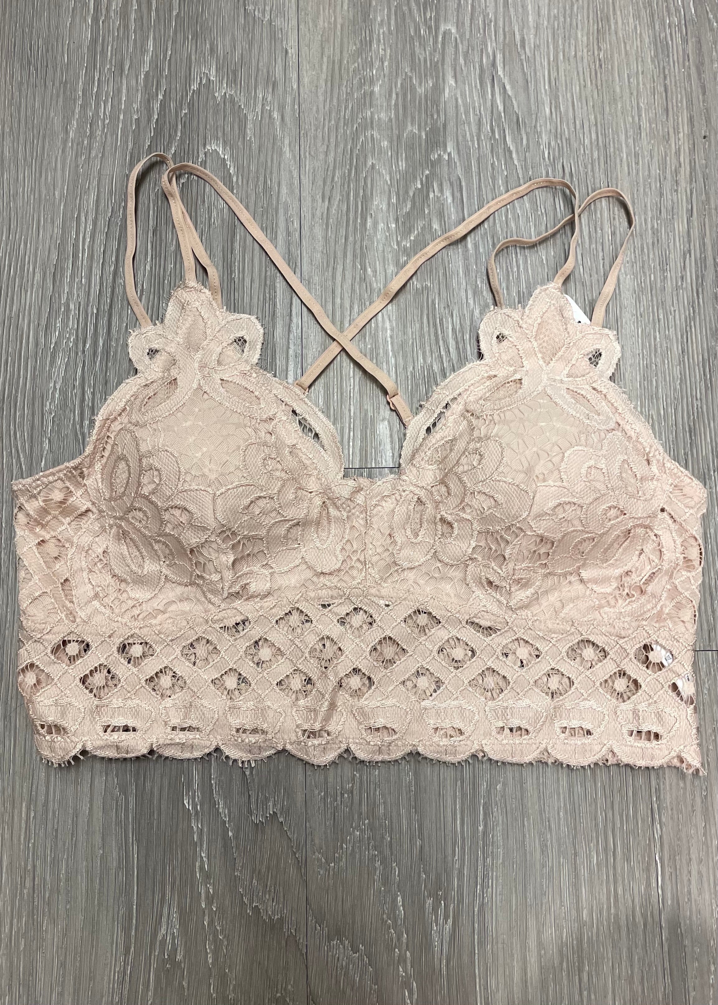 Signature Accessory Plus Nude Crochet Bralette-Shop-Womens-Boutique-Clothing