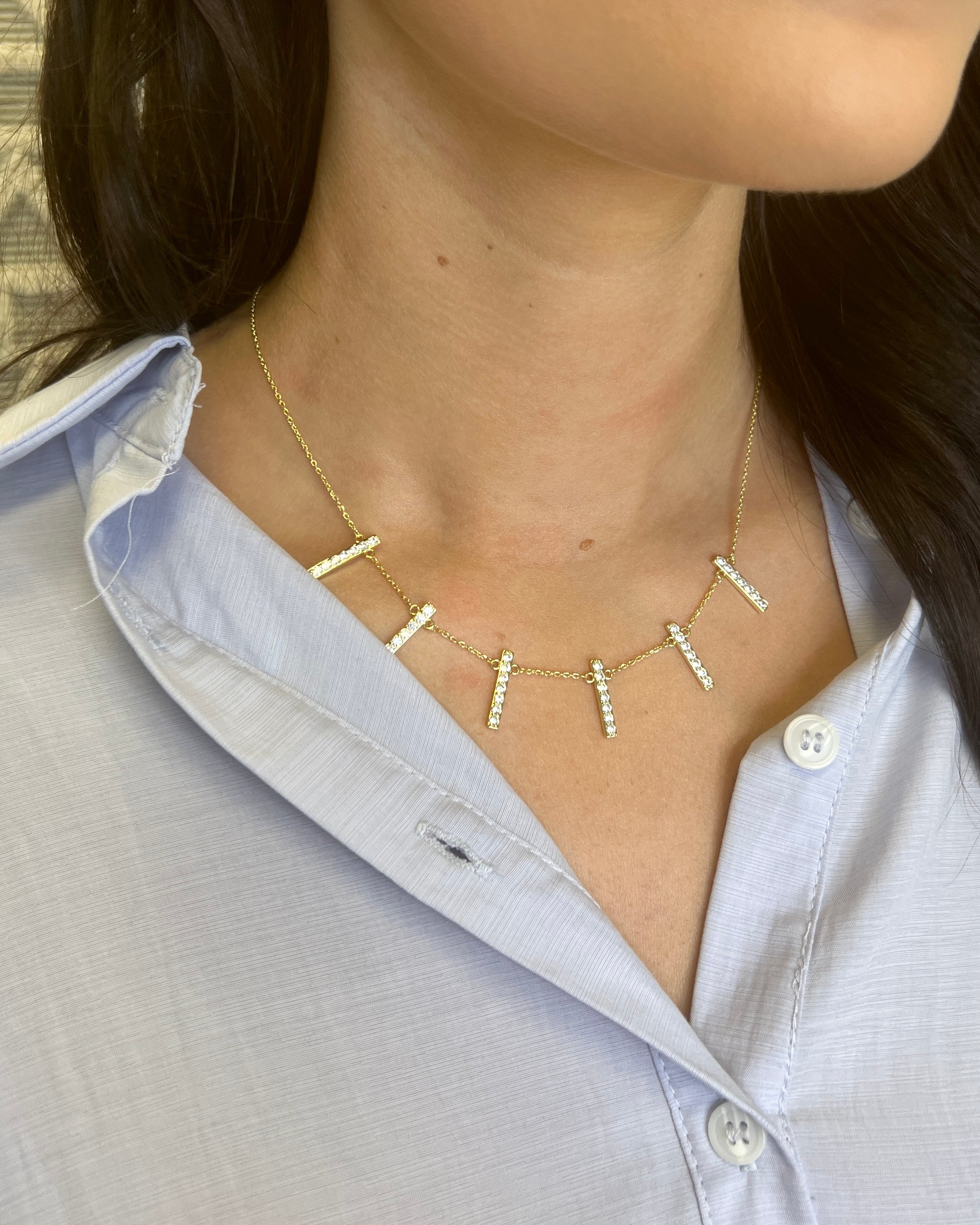 Electra Bar Drop Choker-Shop-Womens-Boutique-Clothing