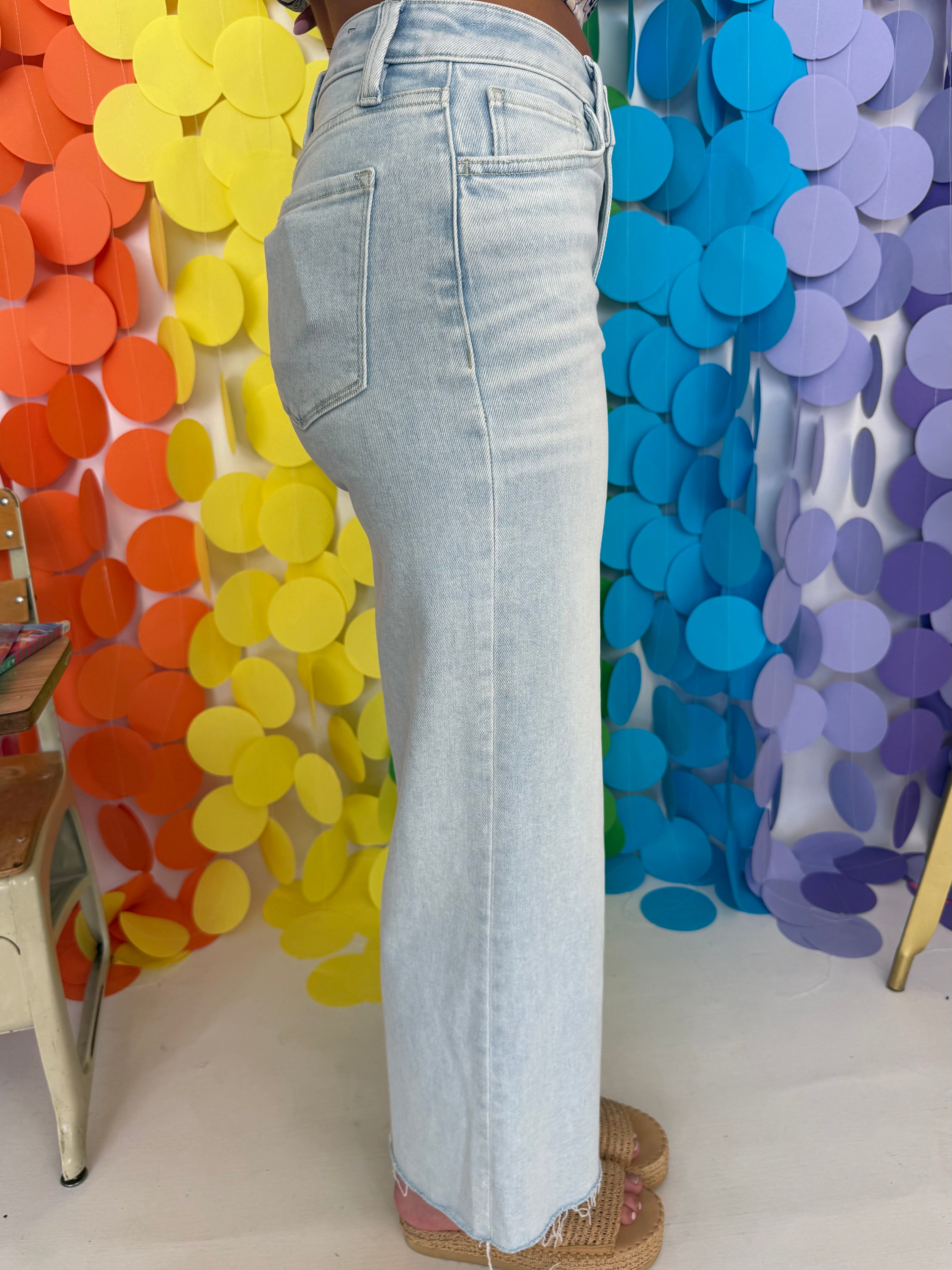 Effortless Charm High Rise Wide Flare Jean-Shop-Womens-Boutique-Clothing