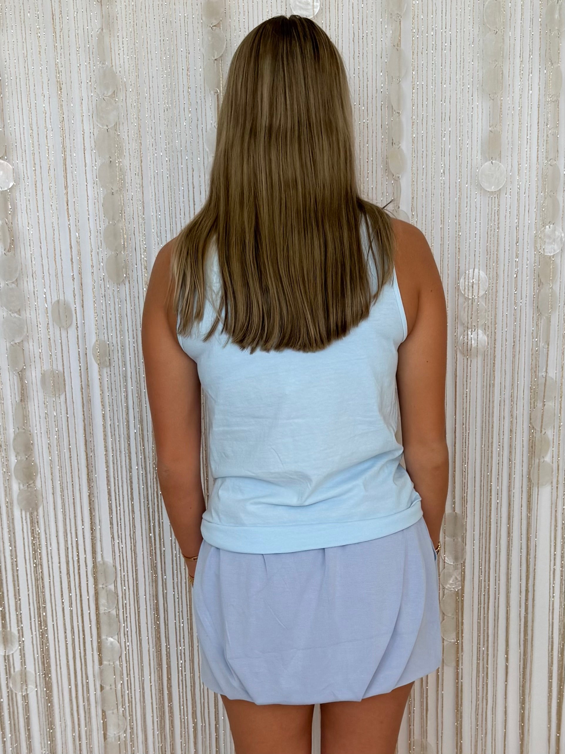 Lulu Mac Chambray Stripe Tank-Shop-Womens-Boutique-Clothing