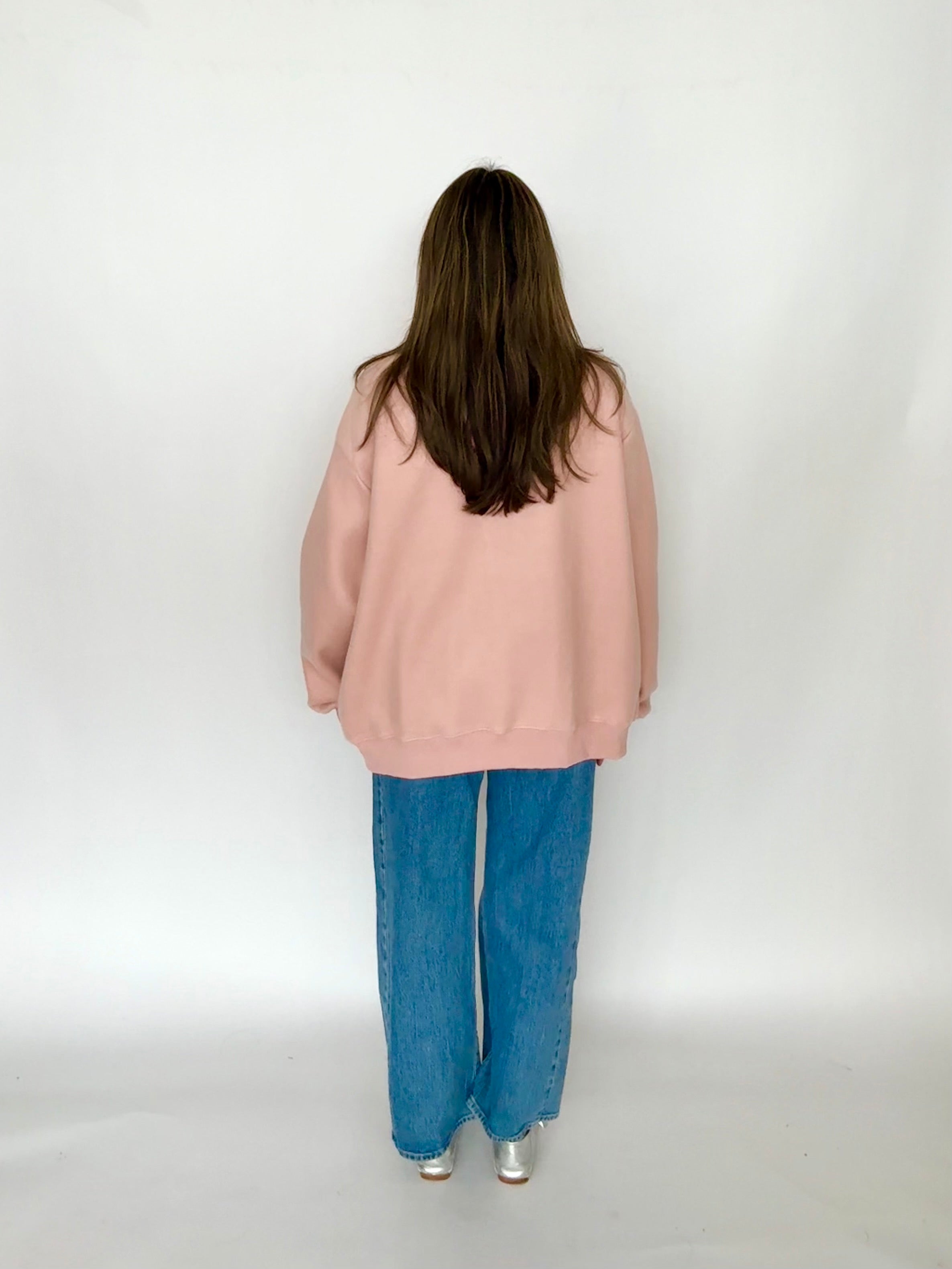 UC "WWJD" Reversible Mock Neck Sweatshirt-Shop-Womens-Boutique-Clothing