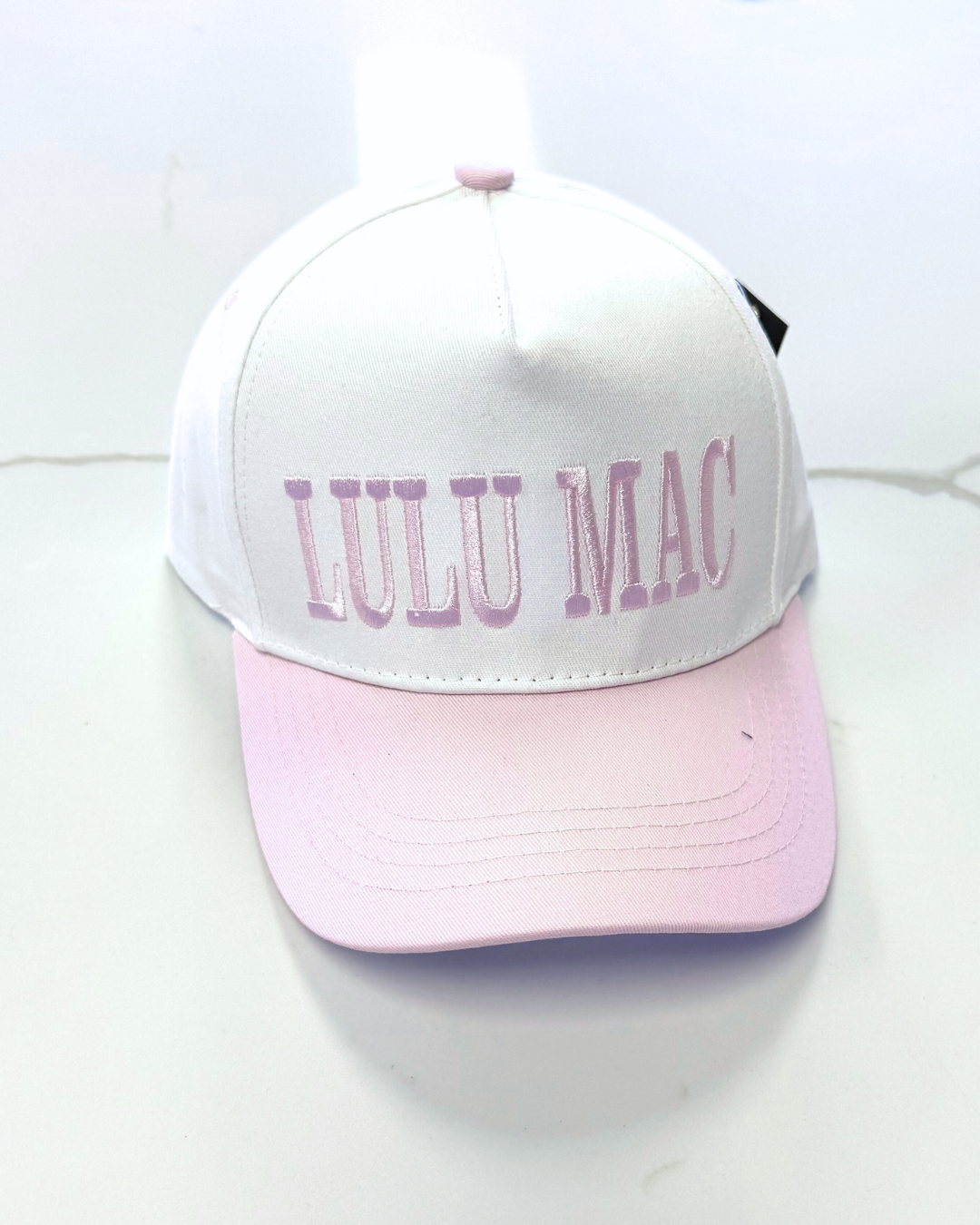 LULU MAC Light Pink Lulu Cap-Shop-Womens-Boutique-Clothing