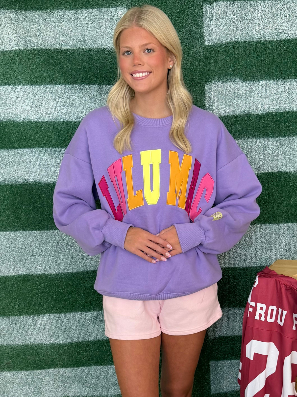 Lulu Mac Purple Multi Multi Sweatshirt-Shop-Womens-Boutique-Clothing