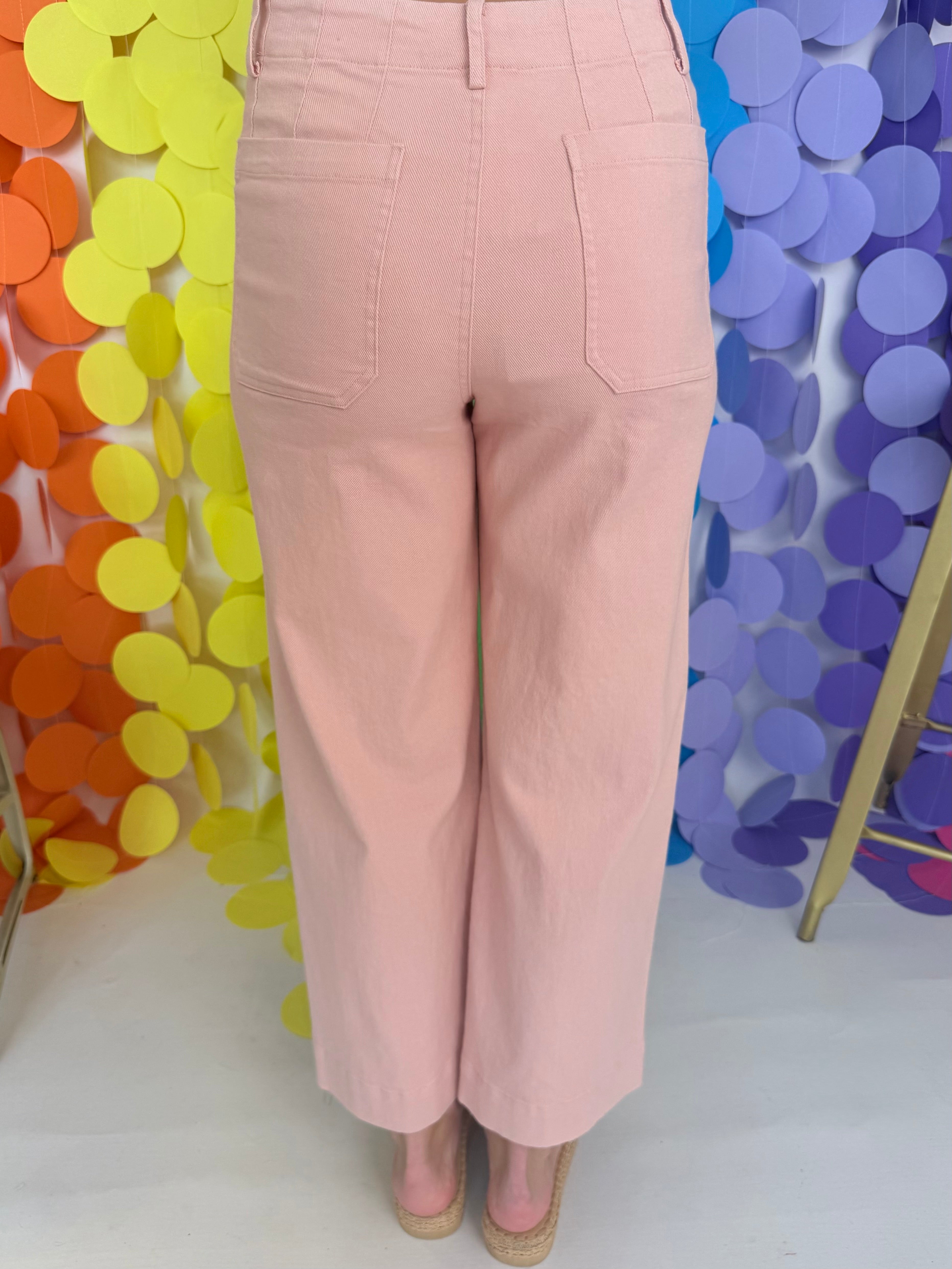 In Plain Sight Dusty Pink Wide Leg Pants-Shop-Womens-Boutique-Clothing