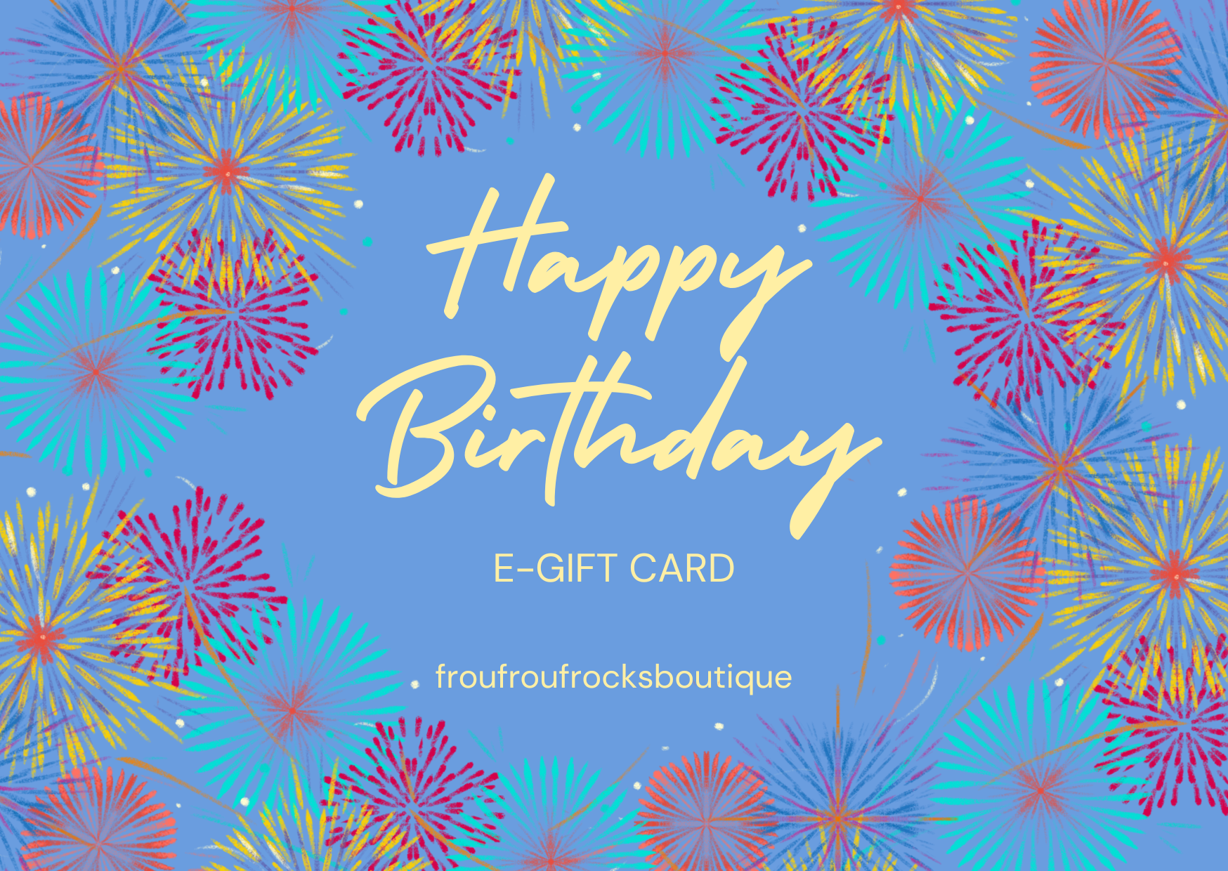 Frou Frou Frocks Boutique E-Gift Card-Shop-Womens-Boutique-Clothing