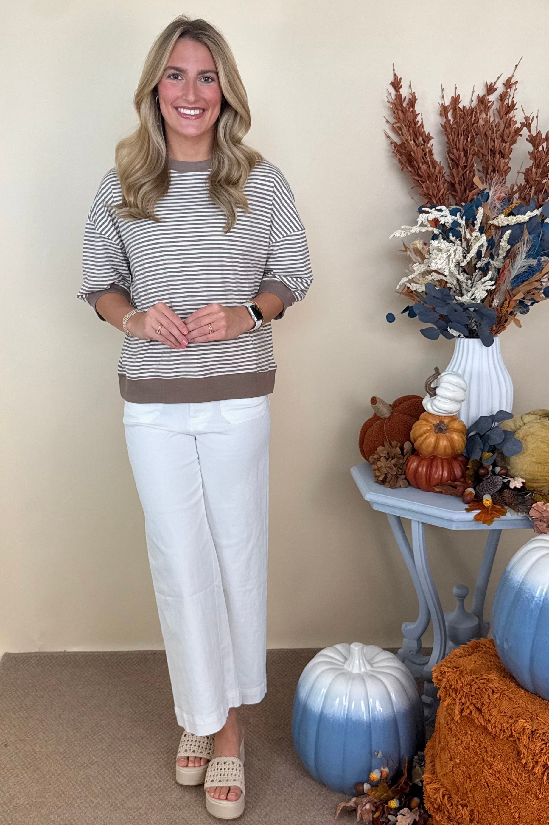In Plain Sight Off White Washed Wide Leg Pants-Shop-Womens-Boutique-Clothing