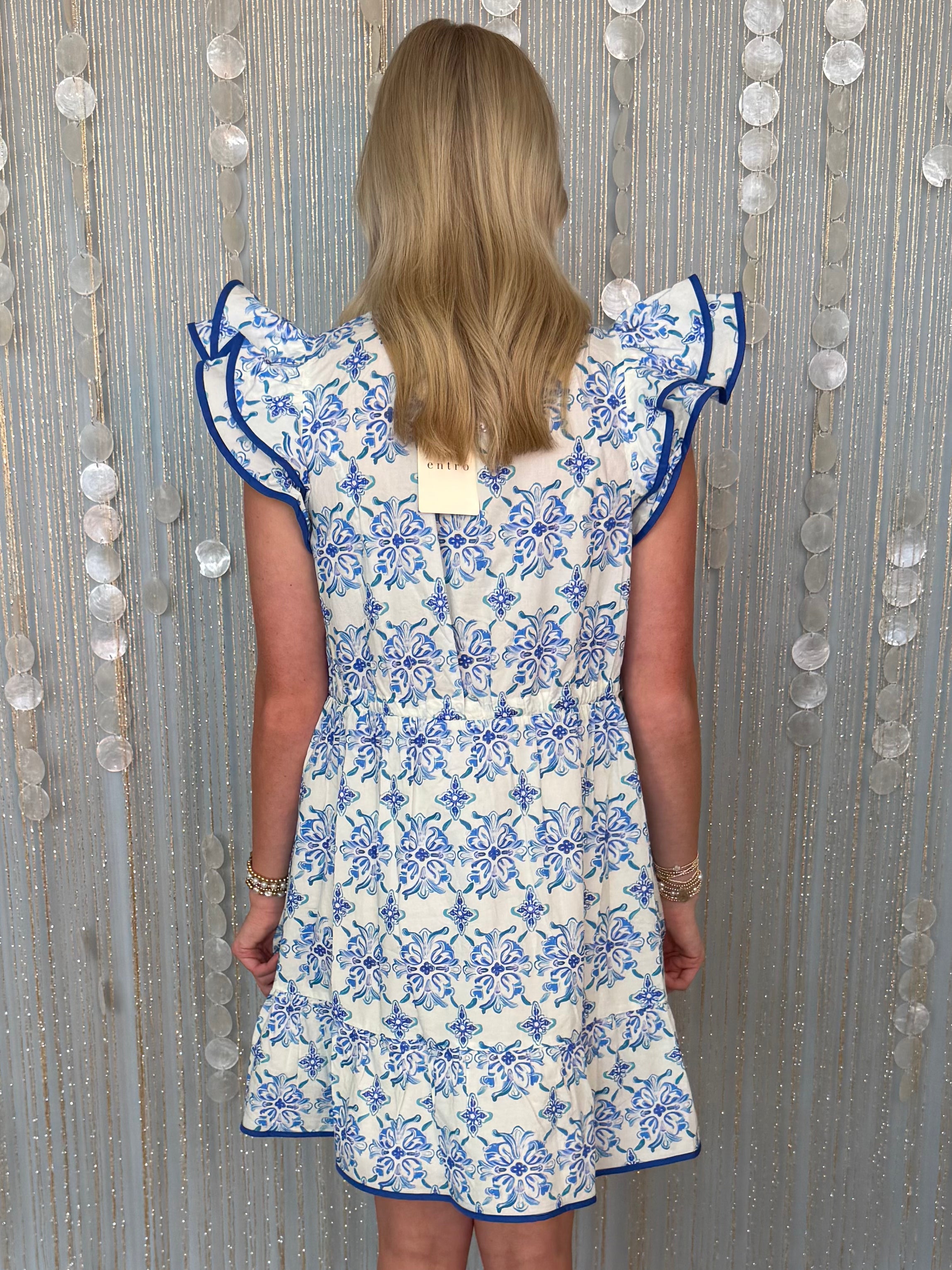 Simply Made Off White Floral Dress-Shop-Womens-Boutique-Clothing