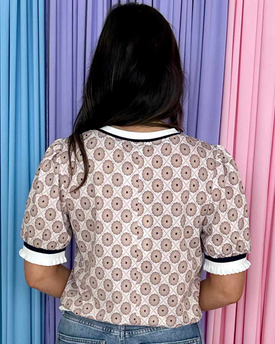 Golden Child Mauve Stripe Ribbed Top-Shop-Womens-Boutique-Clothing