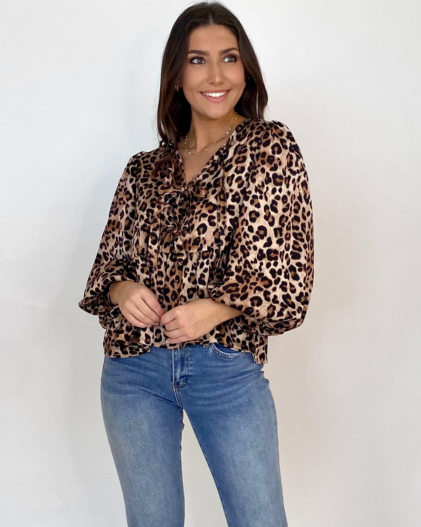 Remember Me Leopard Bow Top-Shop-Womens-Boutique-Clothing