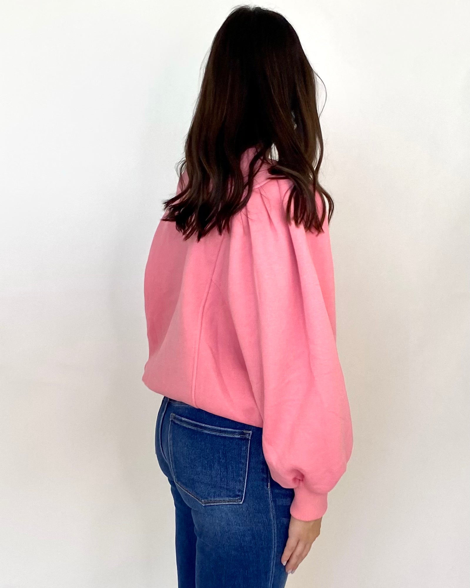 The Day Pink Balloon Sleeve Top-Shop-Womens-Boutique-Clothing