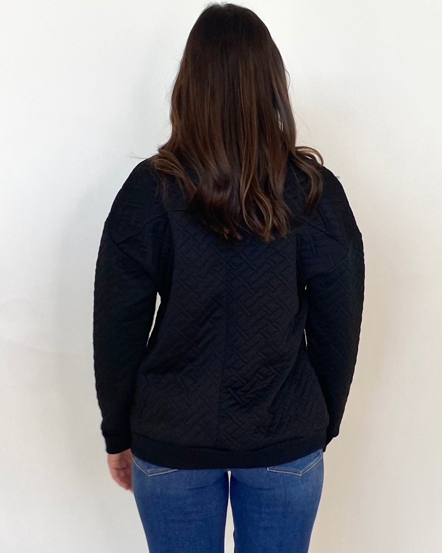 Take Sides Black Quilted Top-Shop-Womens-Boutique-Clothing