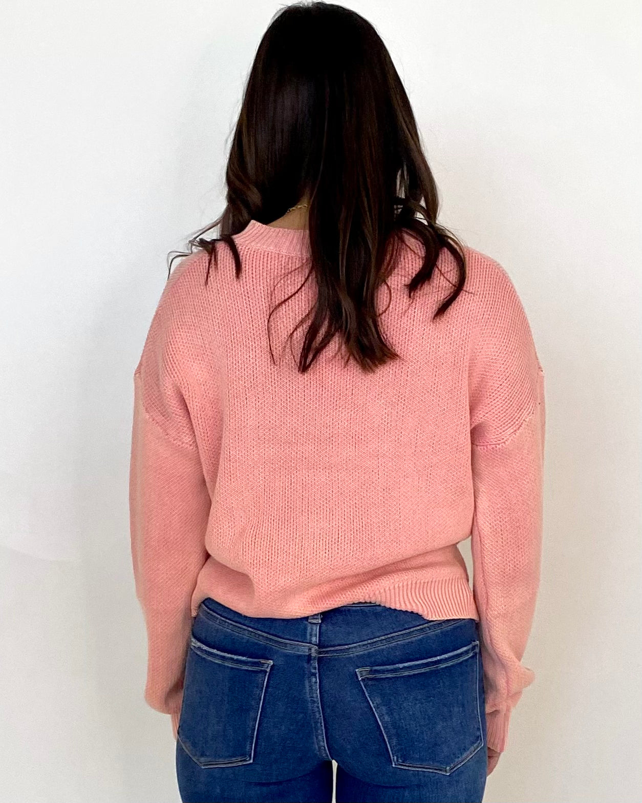 Forever Grace Blush Bow Sweater-Shop-Womens-Boutique-Clothing