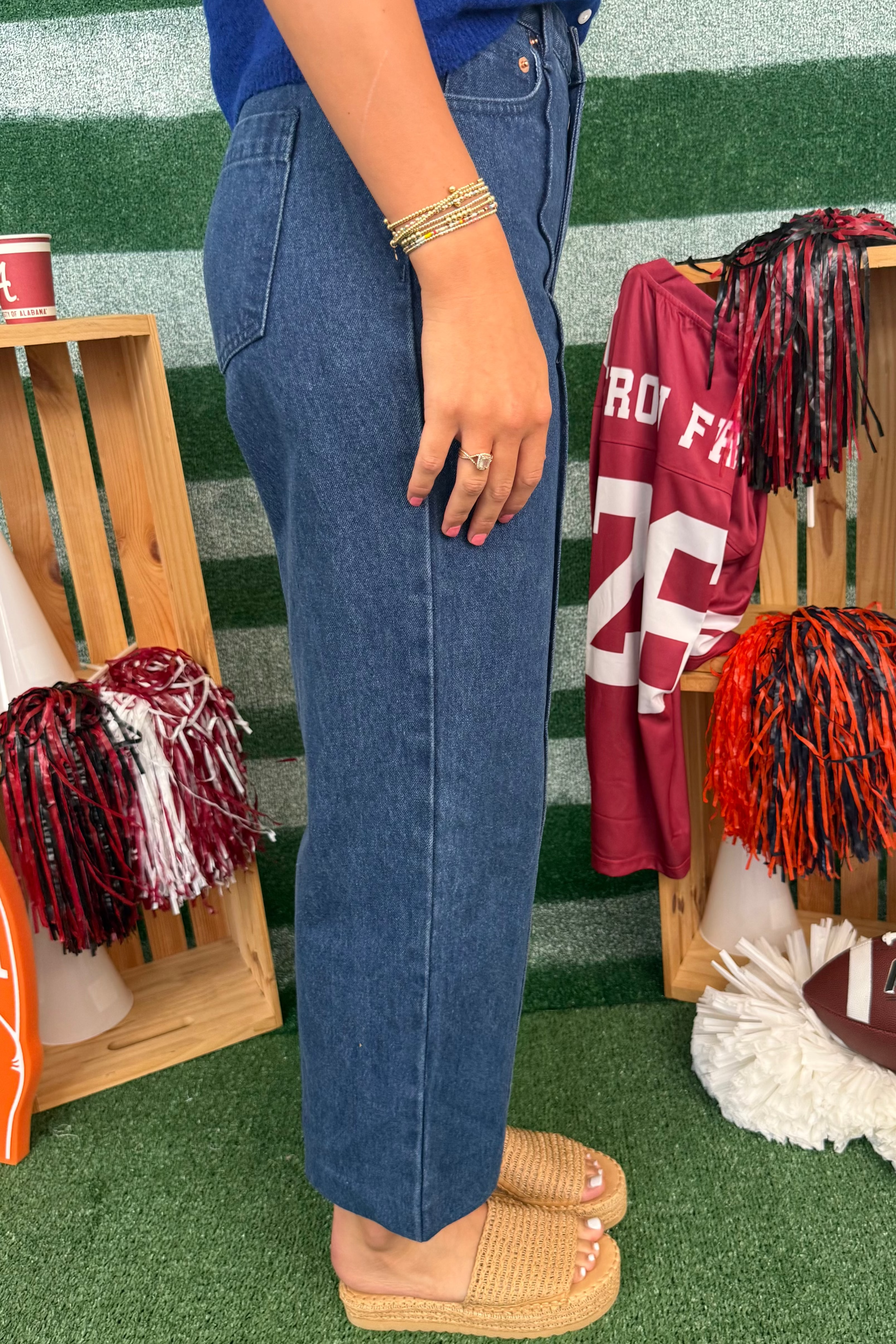 Crowd Pleaser Denim Front Seam Pants-Shop-Womens-Boutique-Clothing