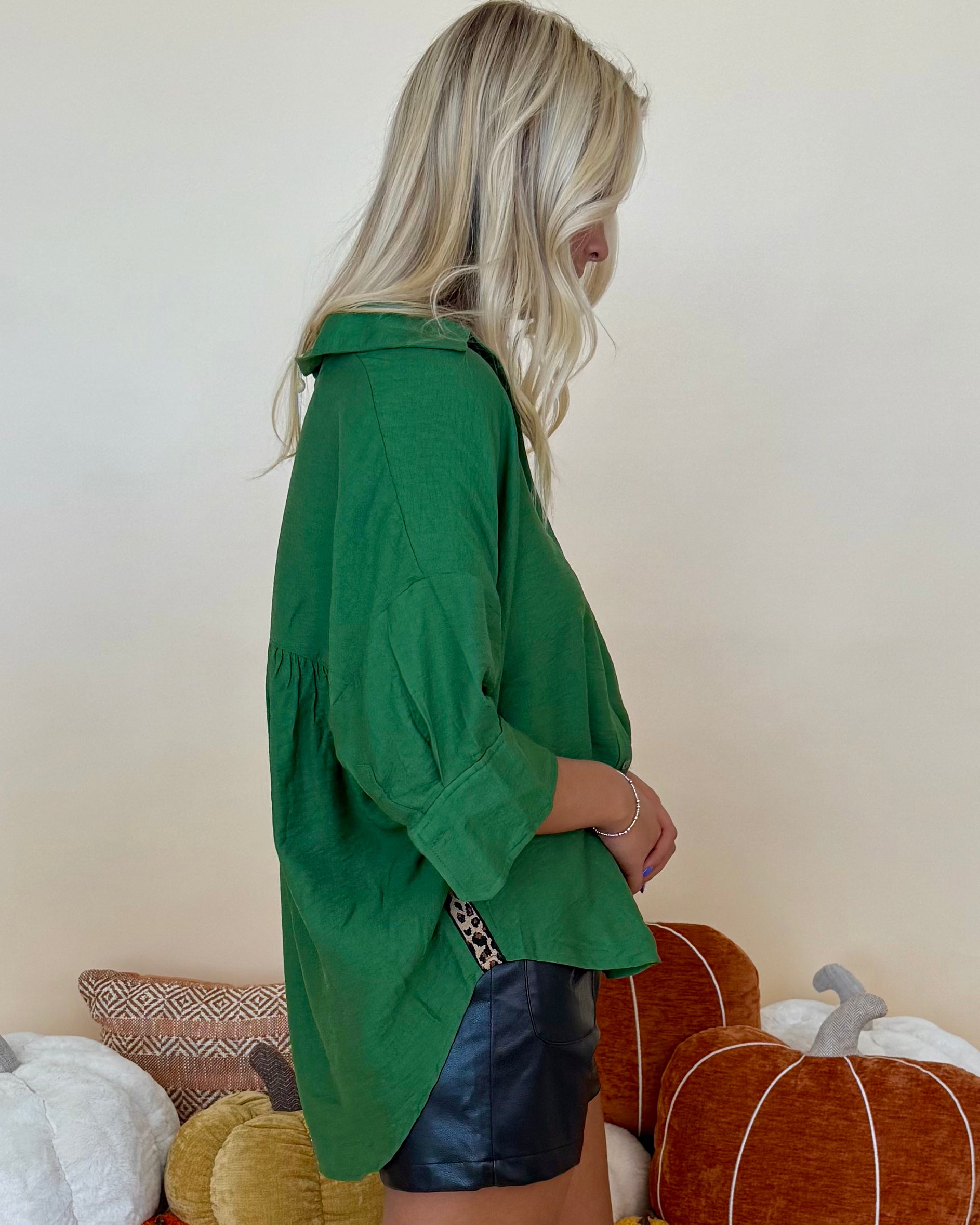 Wander More Fern Leopard Trim Top-Shop-Womens-Boutique-Clothing