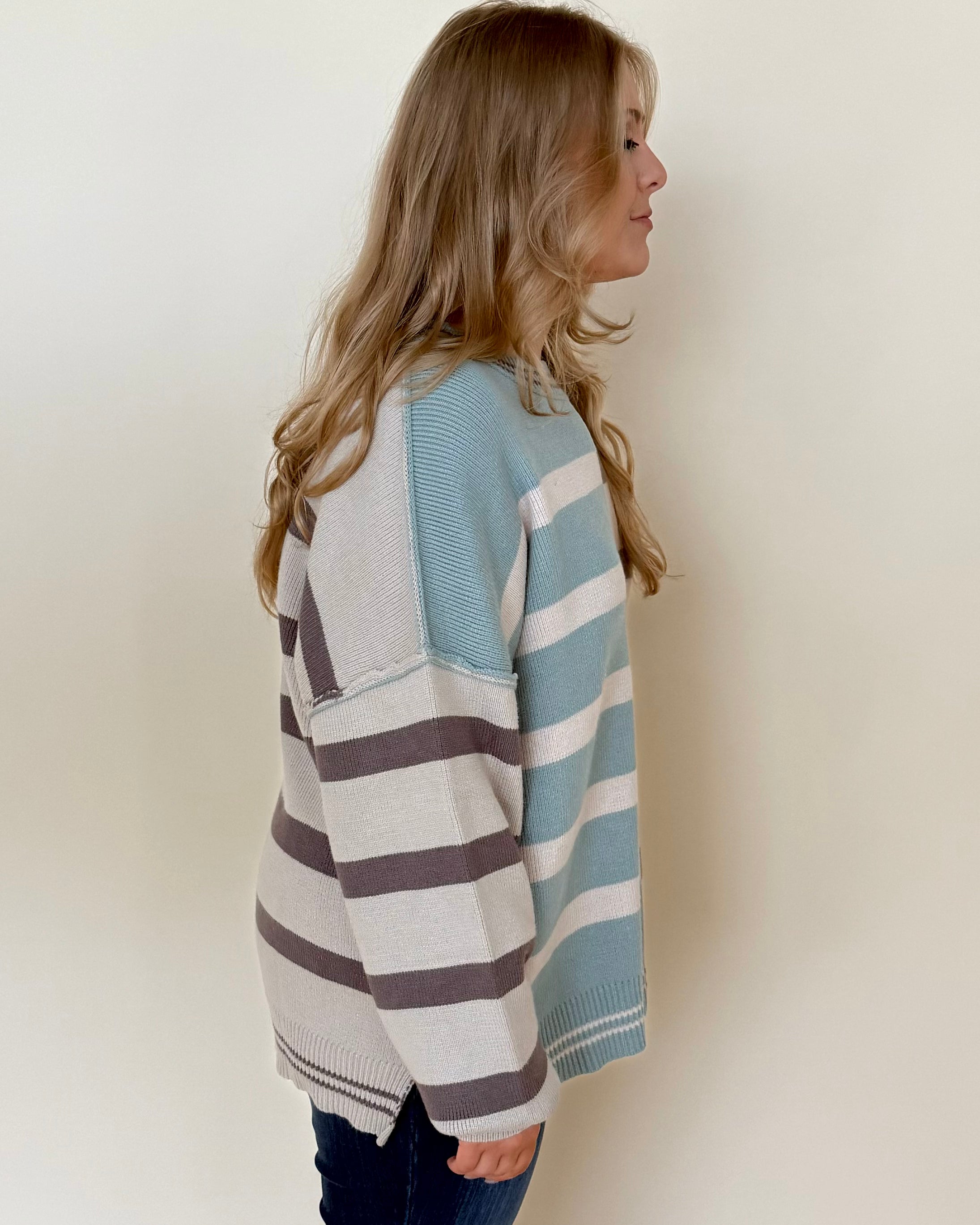 For Good Sage Plus Colorblock Sweater-Shop-Womens-Boutique-Clothing