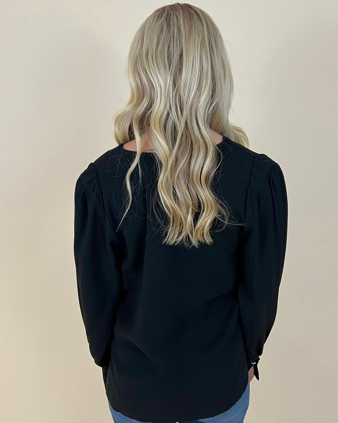 Find You Well Black V-neck Top-Shop-Womens-Boutique-Clothing
