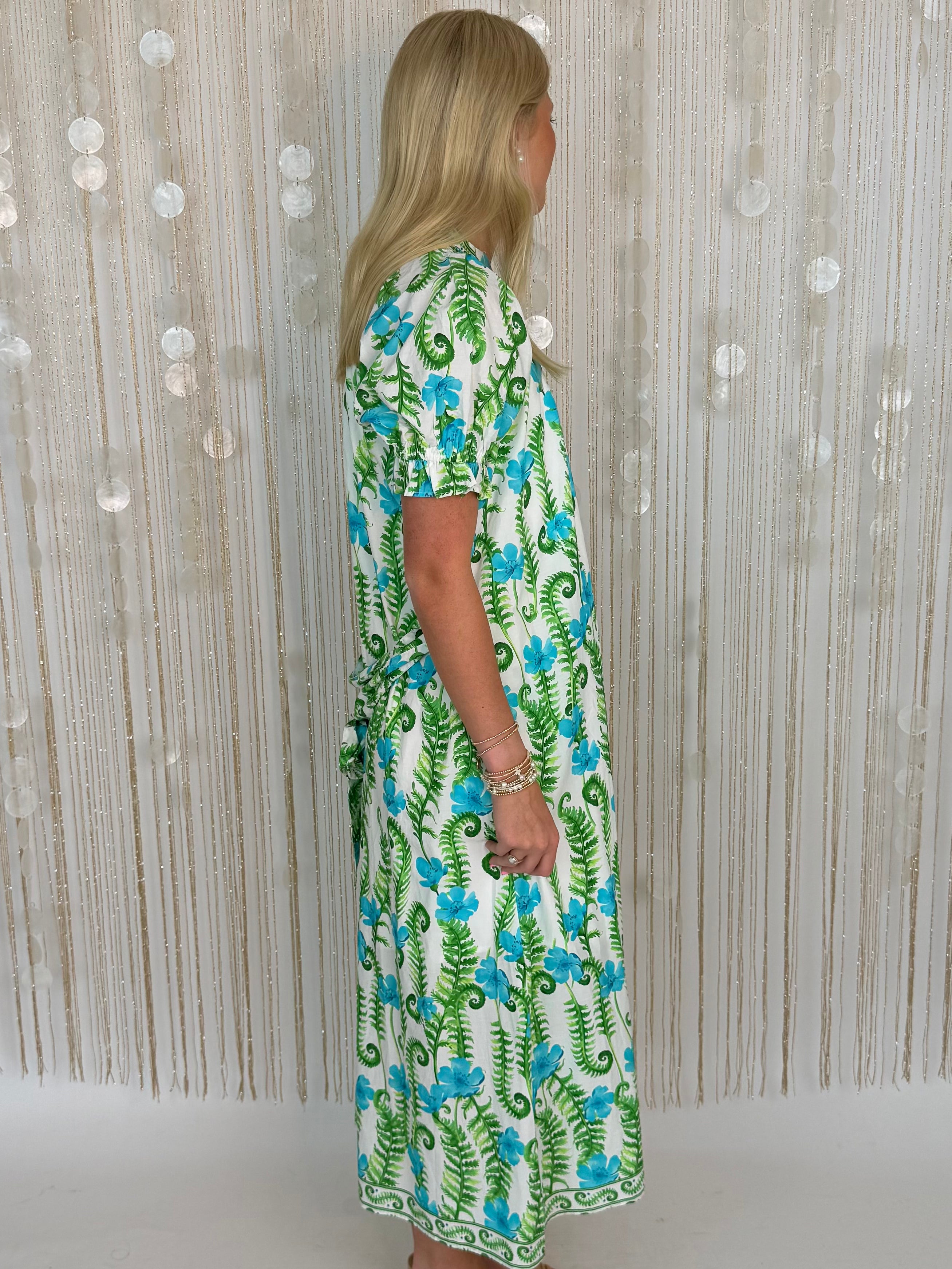 Love Alive Cream Ruffle Smocked Dress-Shop-Womens-Boutique-Clothing