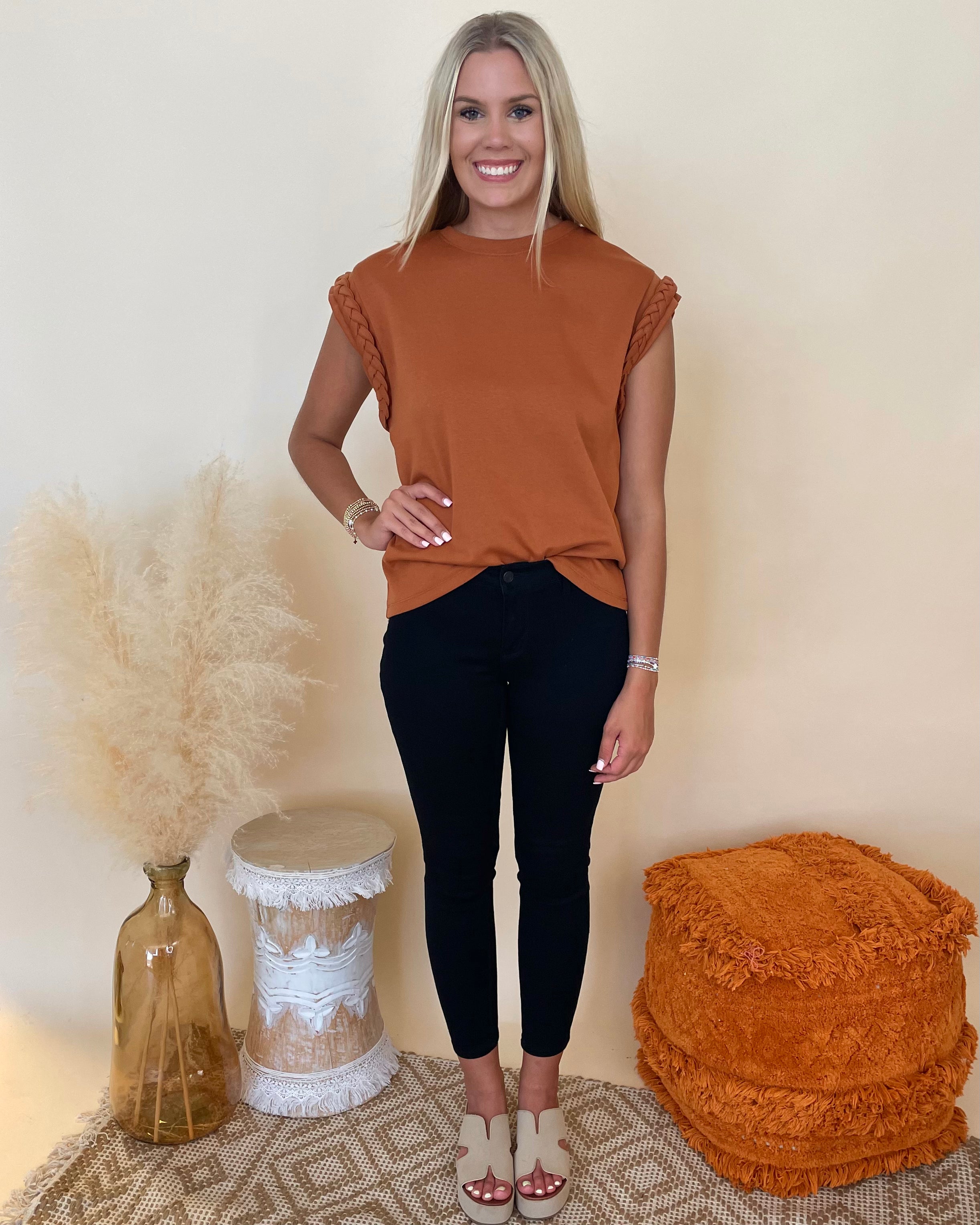 Wish For More Camel Braided Top-Shop-Womens-Boutique-Clothing