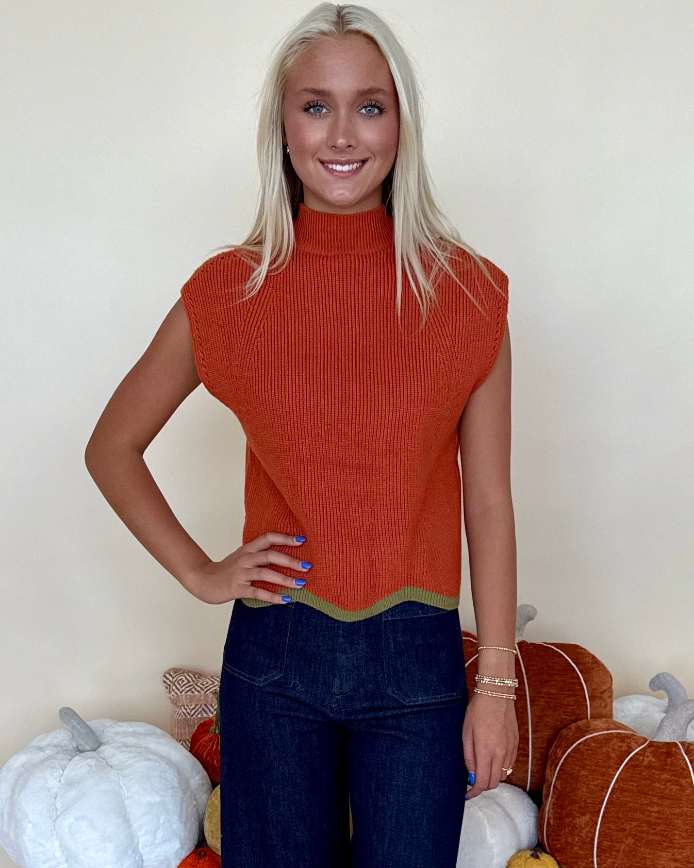 A Theory Pumpkin Knit Sweater-Shop-Womens-Boutique-Clothing