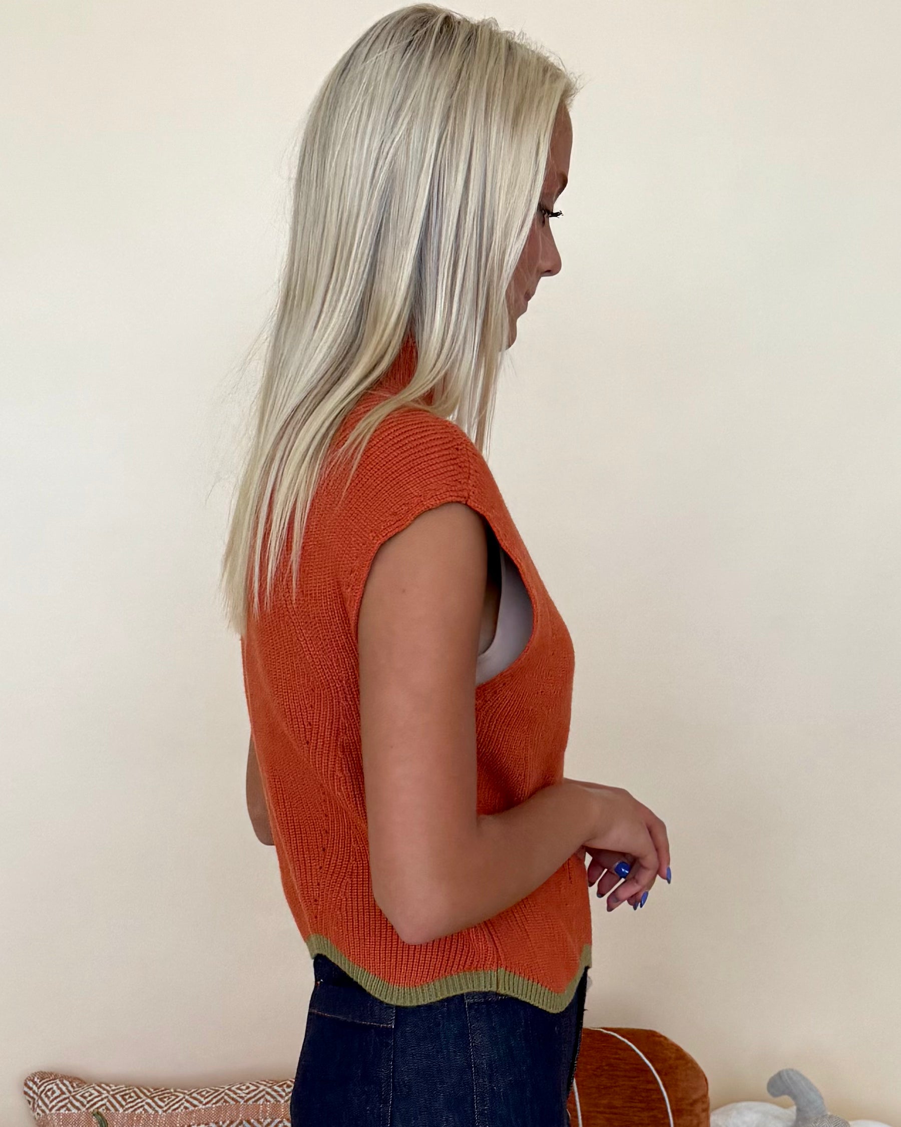 A Theory Pumpkin Knit Sweater-Shop-Womens-Boutique-Clothing