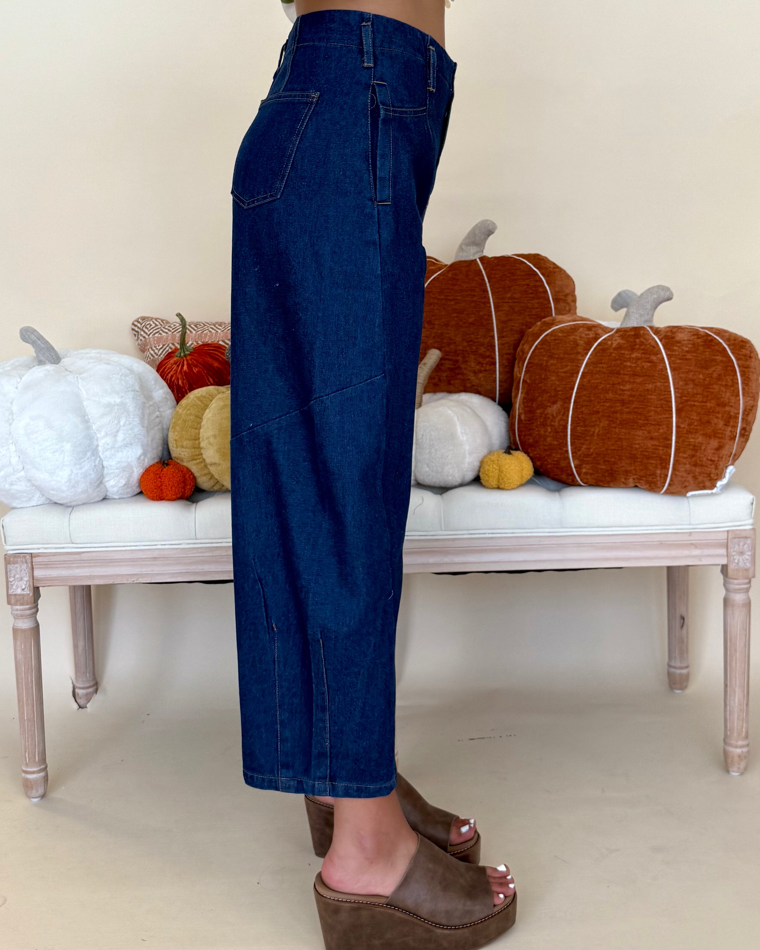 Been Real Indigo Wide Leg Denim Jeans-Shop-Womens-Boutique-Clothing