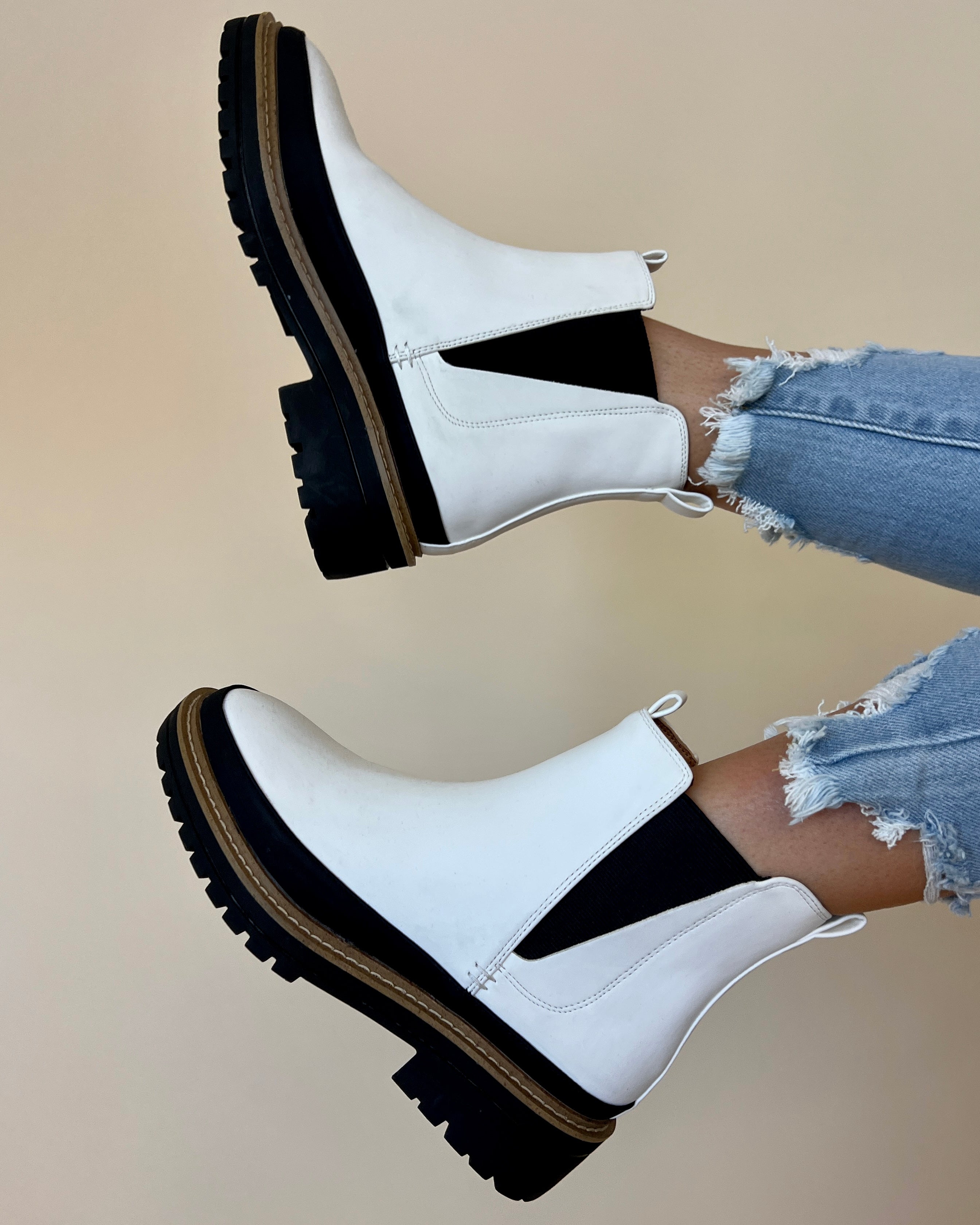 Off white suede booties hotsell