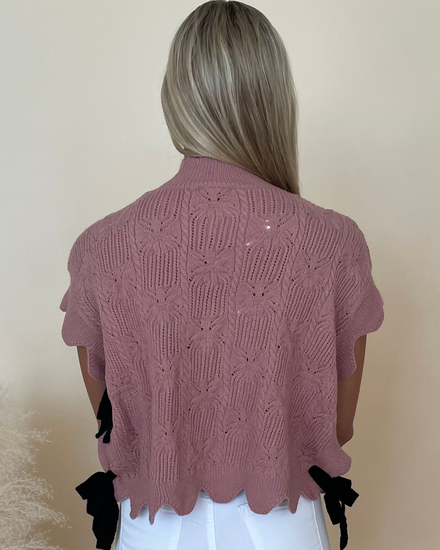 Tied Together Blush Tie Sweater-Shop-Womens-Boutique-Clothing