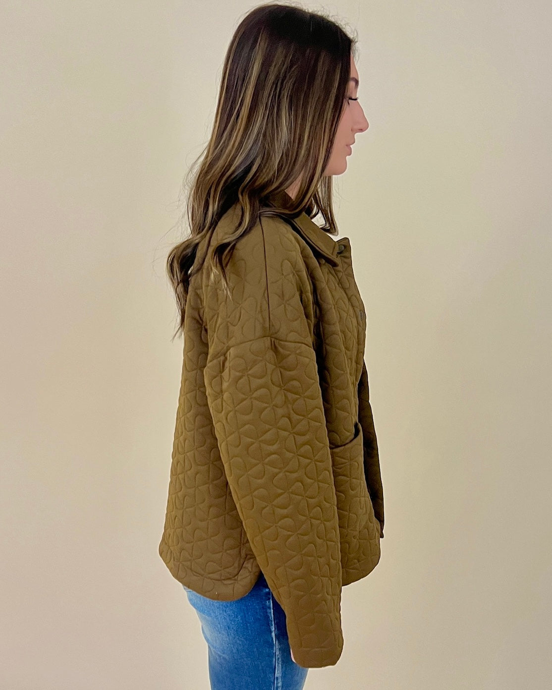 About Time Chocolate Quilted Jacket-Shop-Womens-Boutique-Clothing