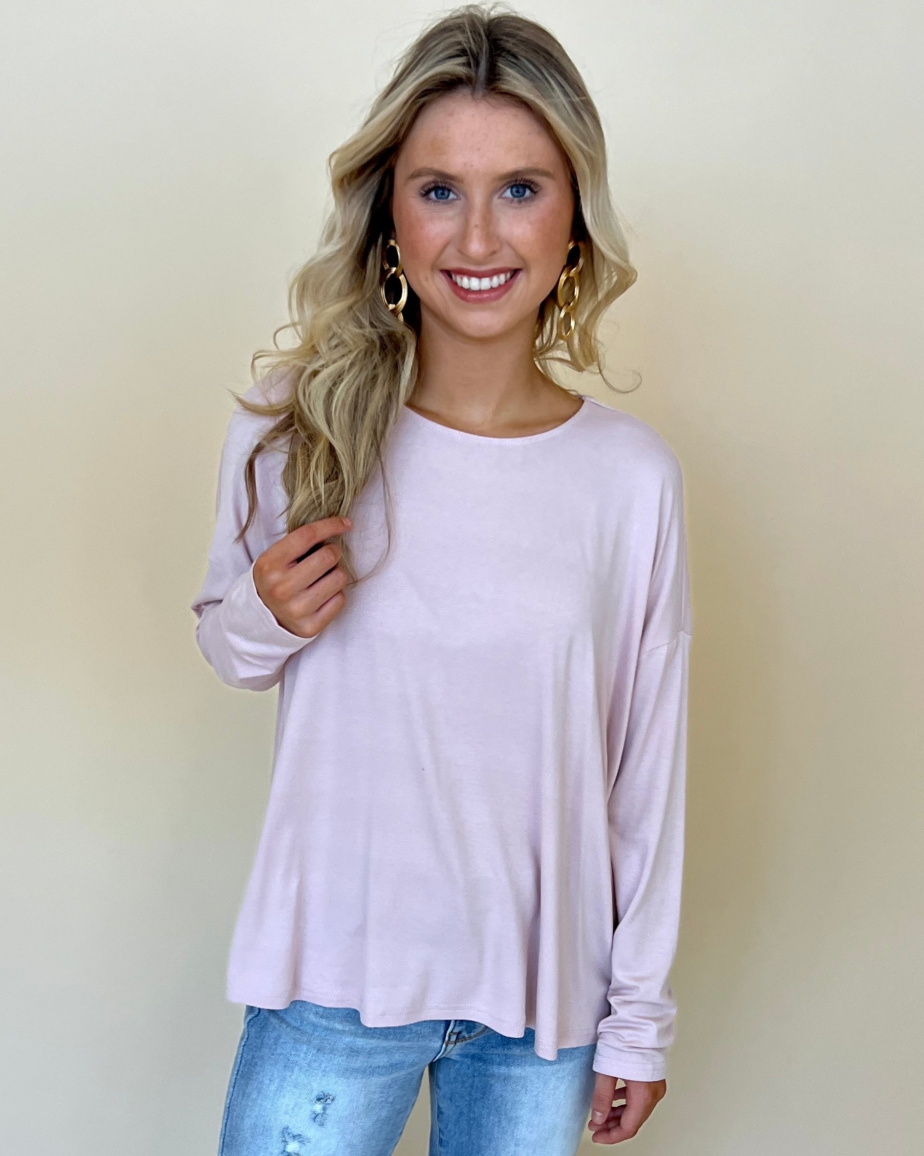 Days Gone By V Rose Dolman Sleeve Top-Shop-Womens-Boutique-Clothing