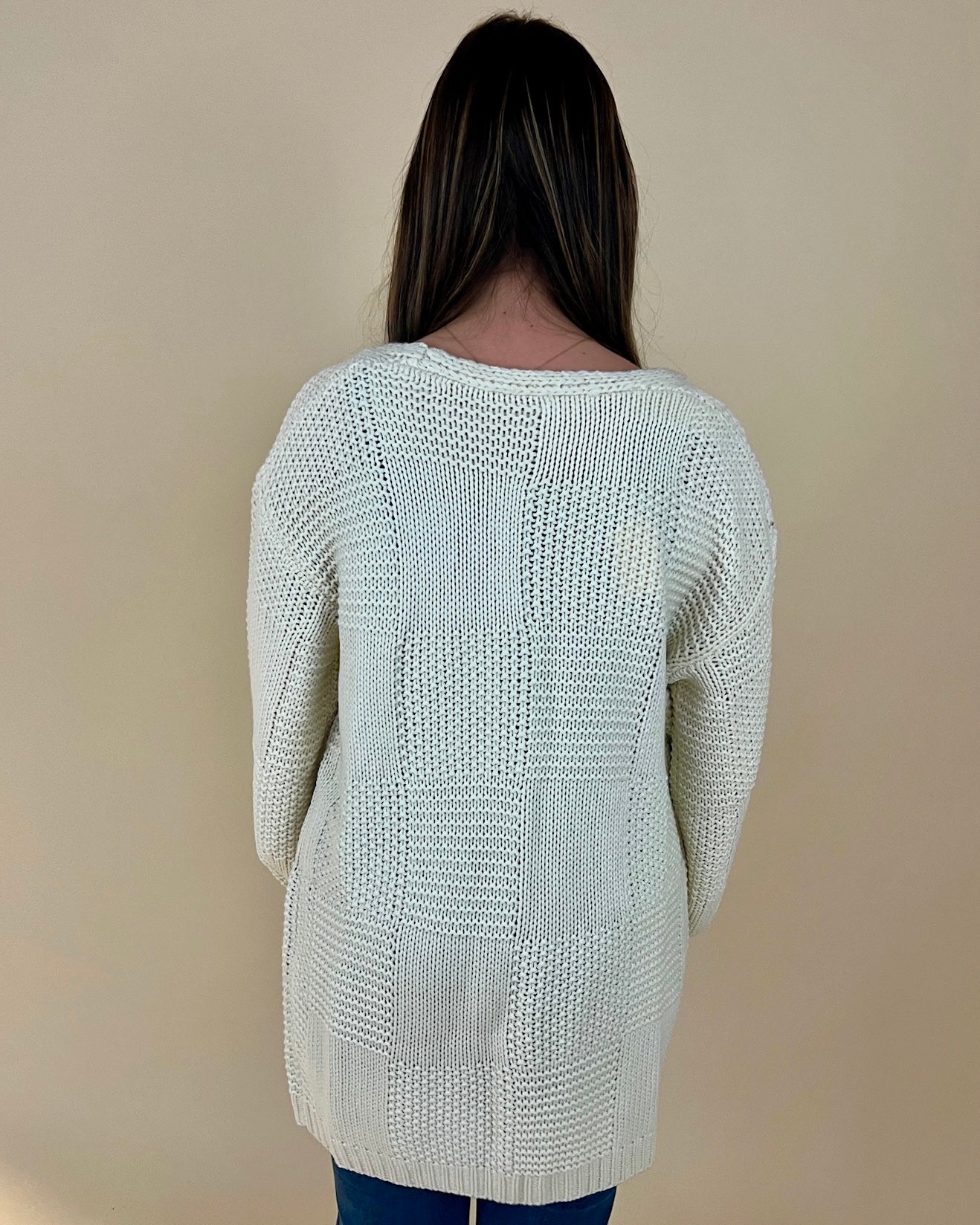 Needed This Cream Checker Cardigan-Shop-Womens-Boutique-Clothing