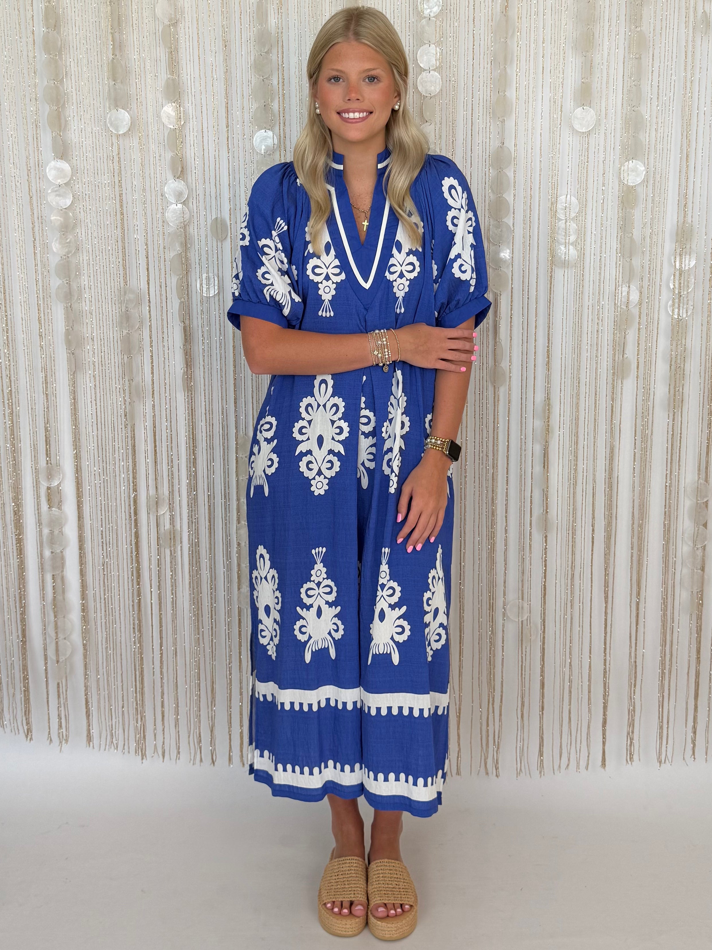 Wishful Thinking Cobalt Midi Dress-Shop-Womens-Boutique-Clothing