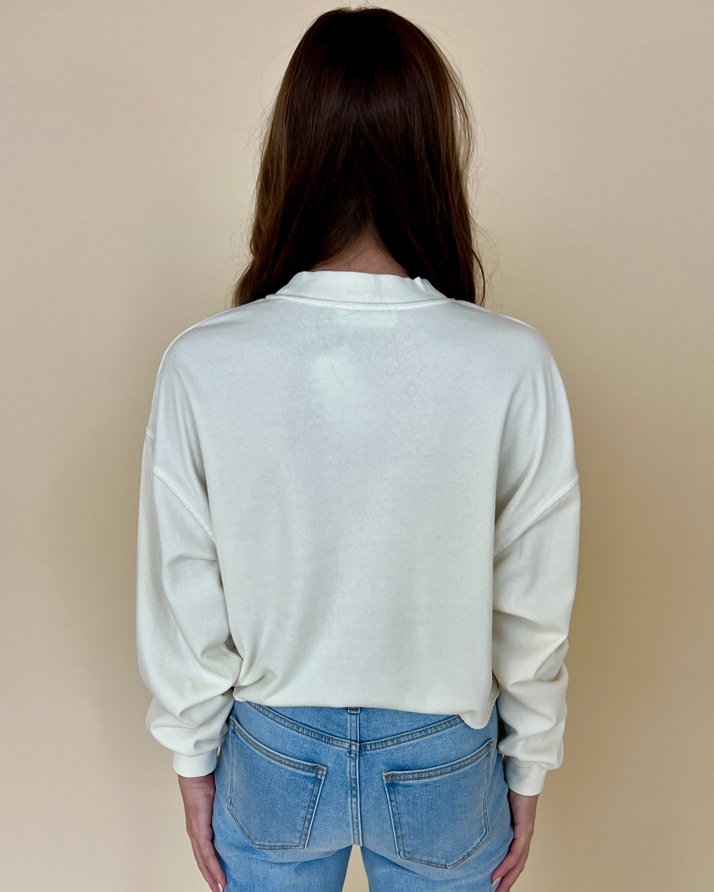 Just A Dream Cream Cropped Dolman Top-Shop-Womens-Boutique-Clothing