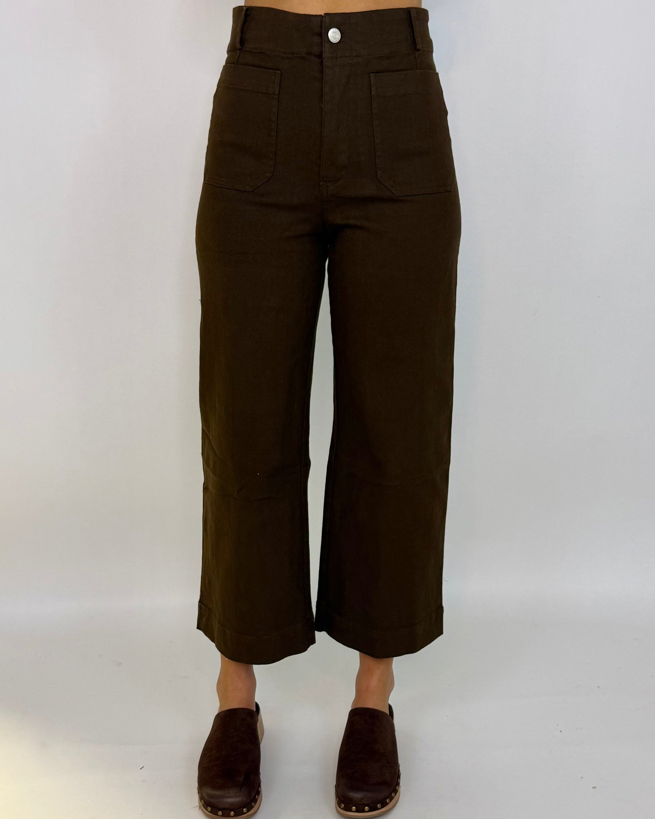 Stopping By Brown Wide Leg Pants-Shop-Womens-Boutique-Clothing