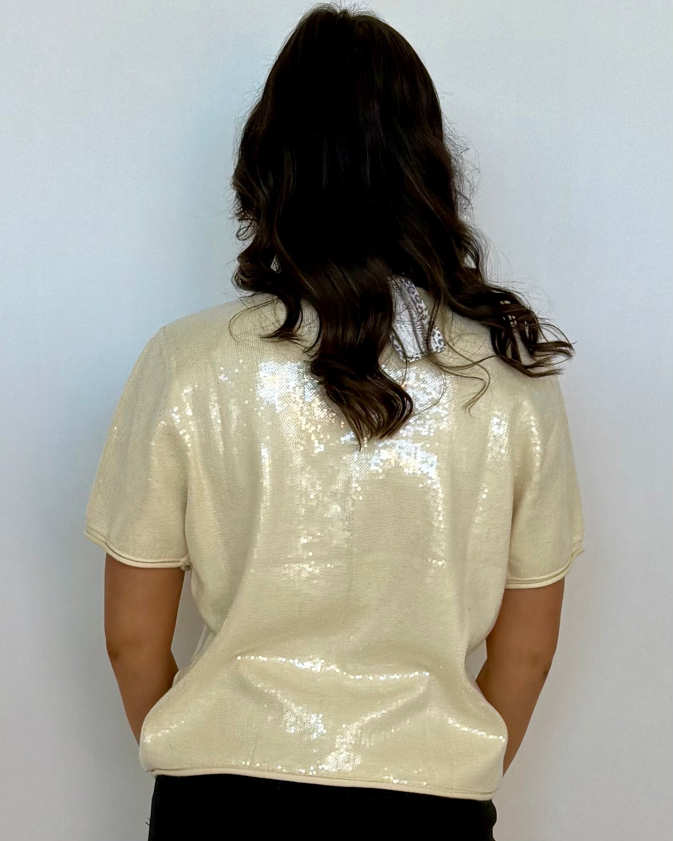 Ain't It Fun Cream Sequin Top-Shop-Womens-Boutique-Clothing