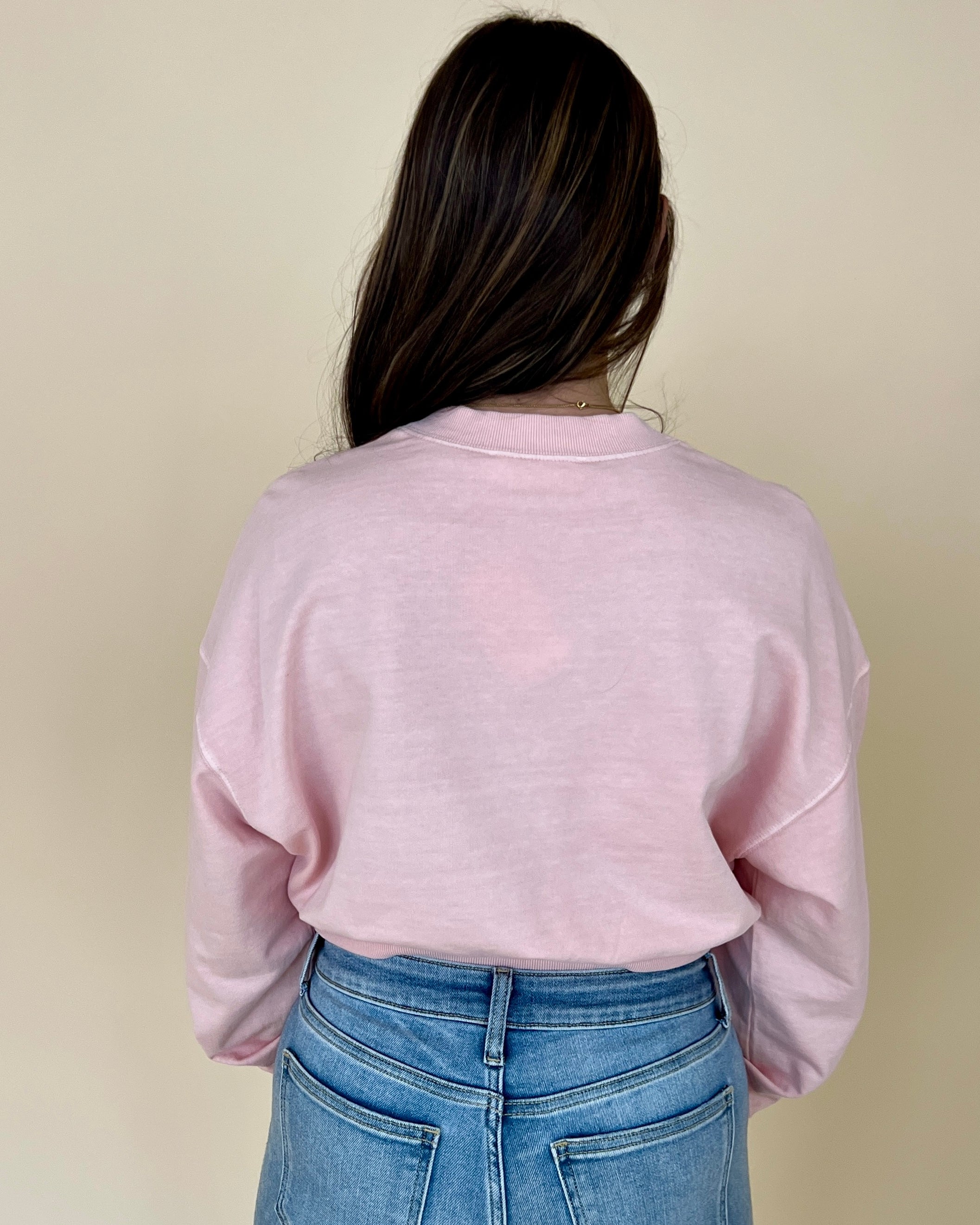 Great News Dusty Pink Cropped Top-Shop-Womens-Boutique-Clothing