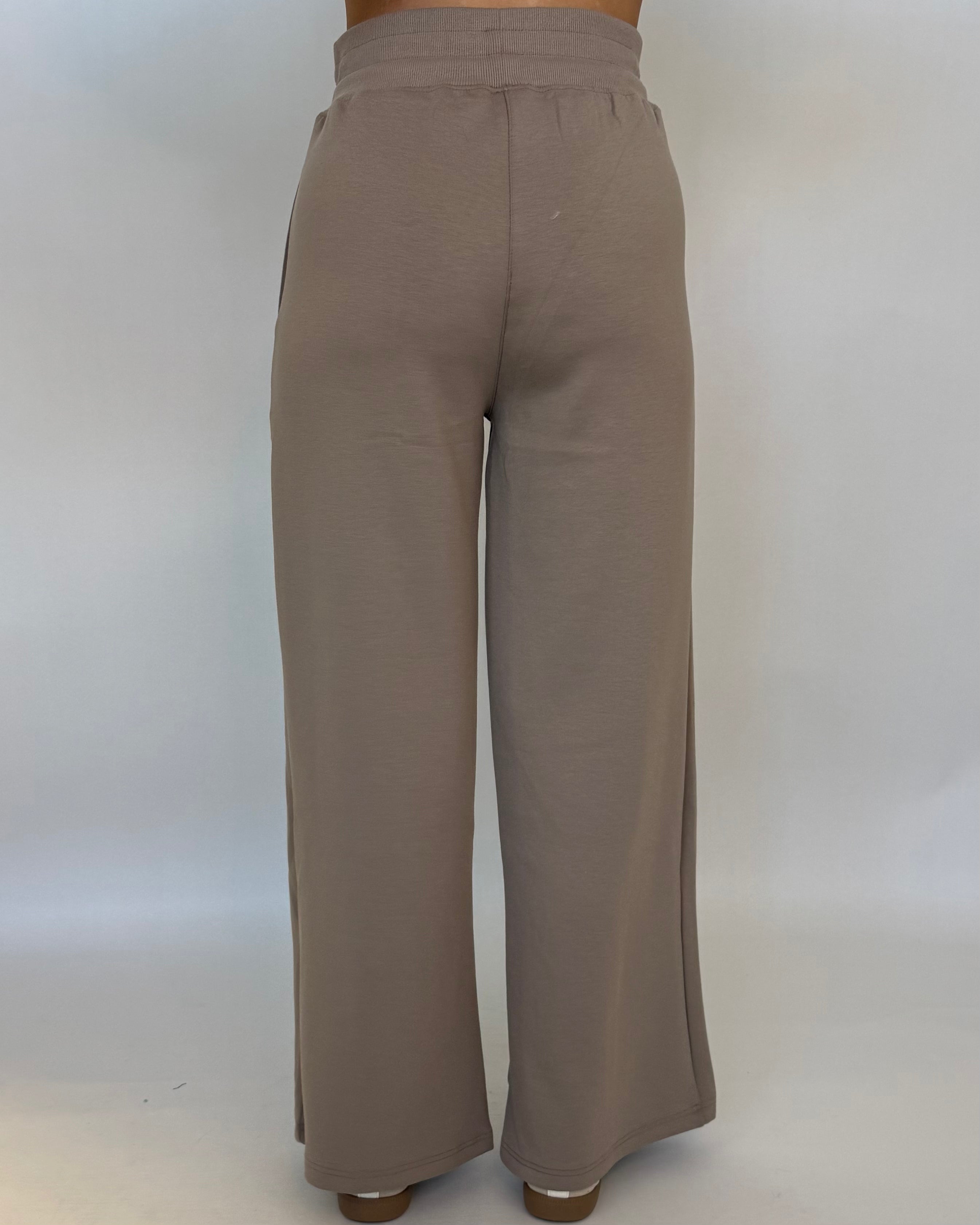 Town Lights Cocoa Scuba Collared Set-Shop-Womens-Boutique-Clothing