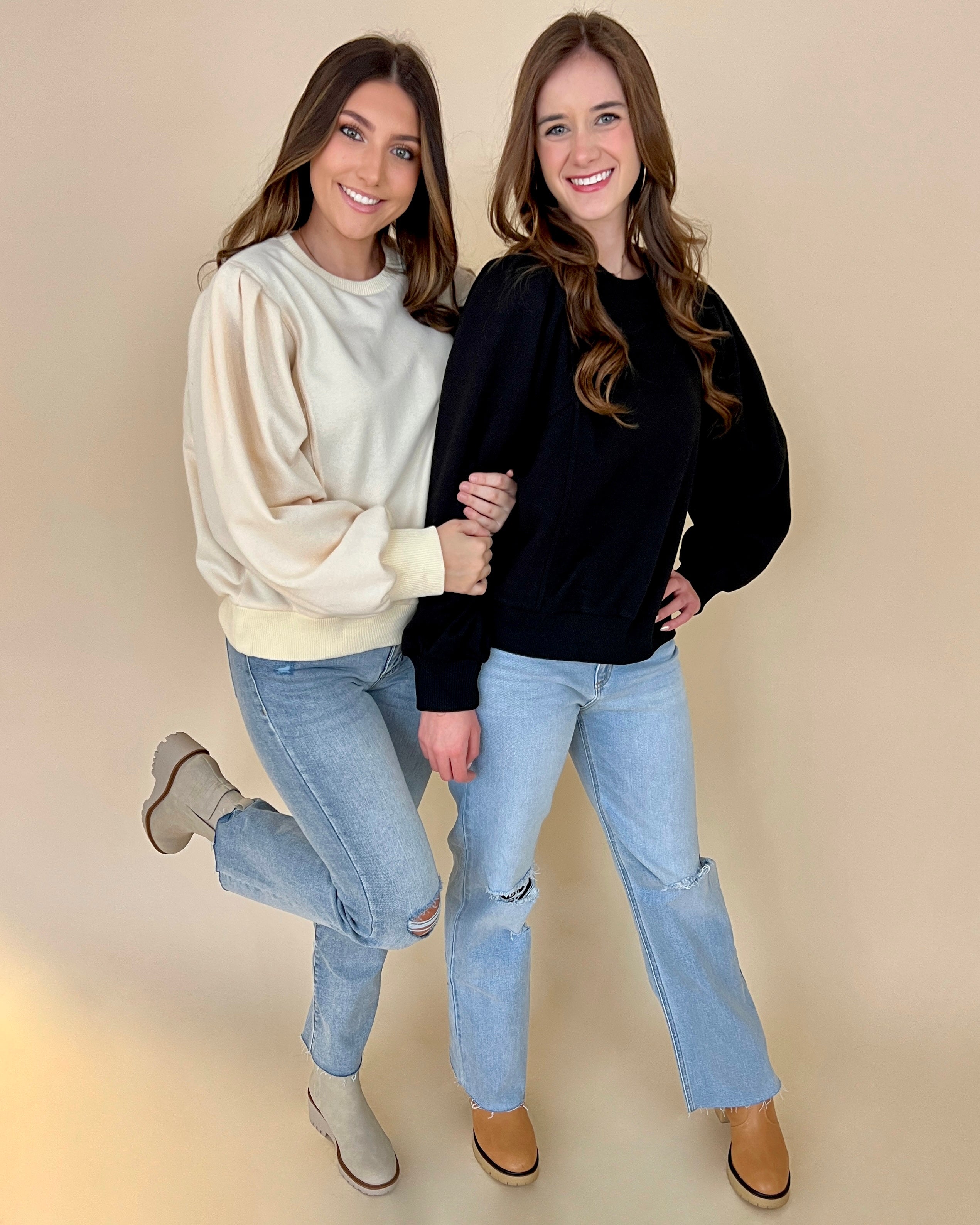 From Now On Cream Knit Top-Shop-Womens-Boutique-Clothing