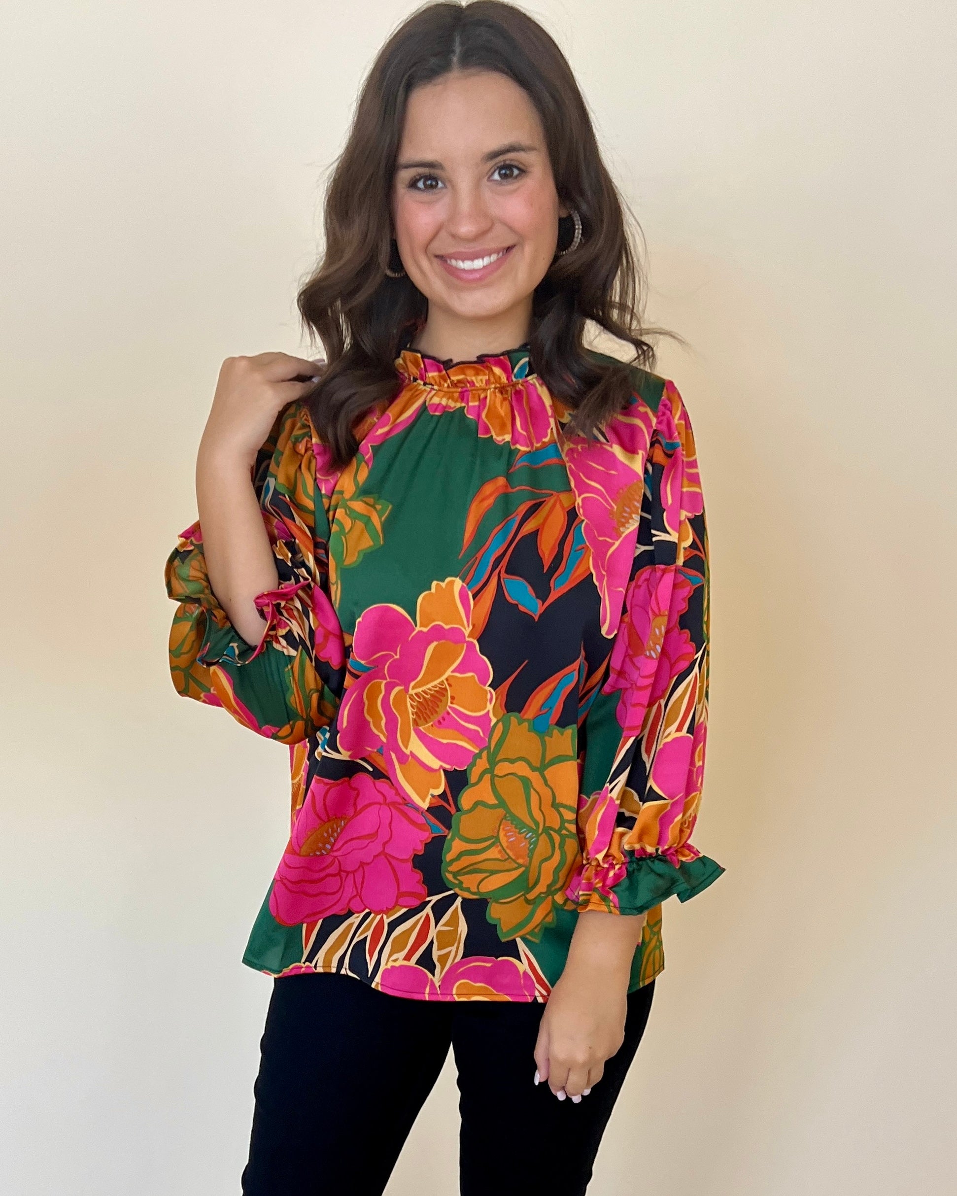 Floral best sale top boutique