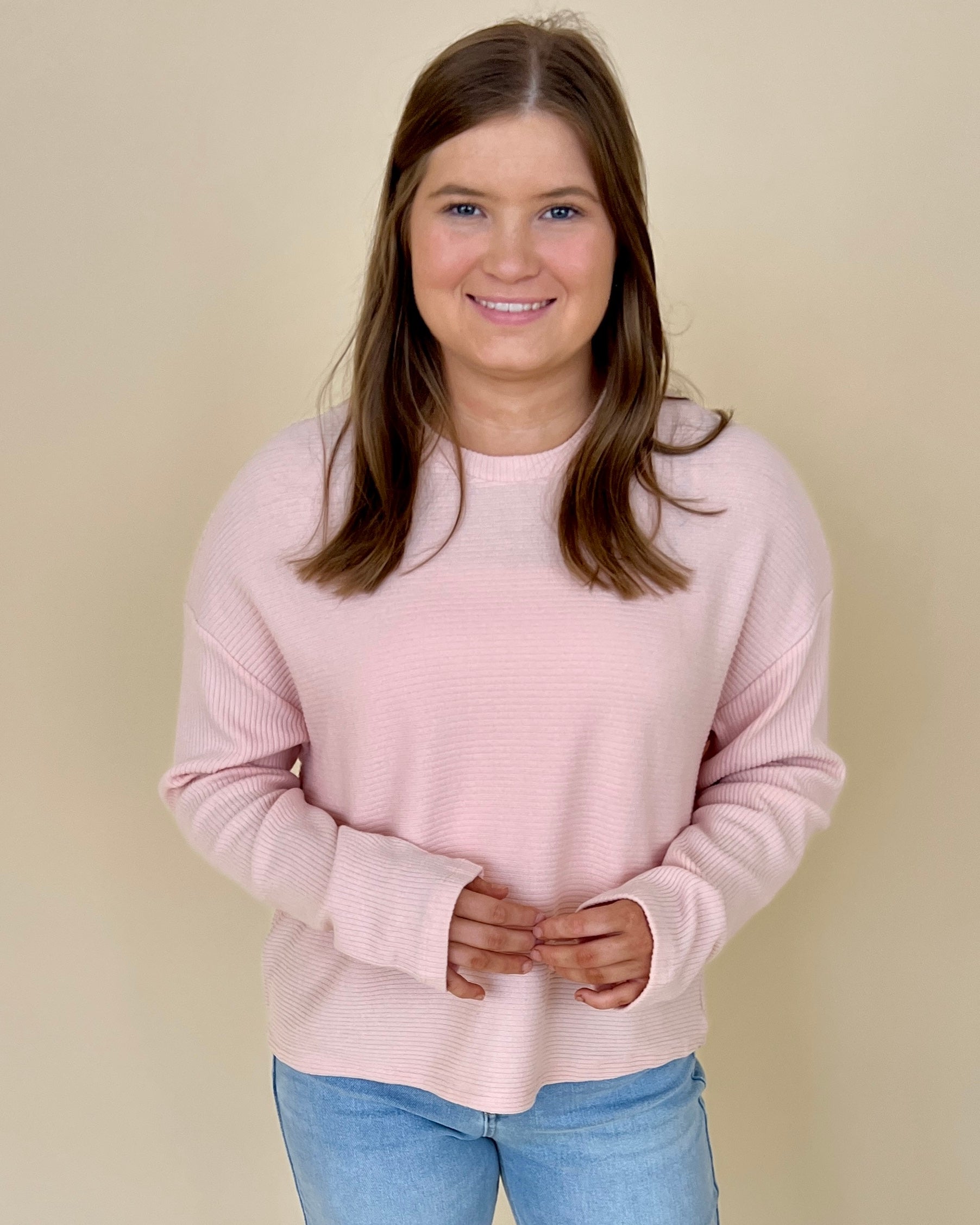 Finally Over Dusty Pink Cropped Rib Top-Shop-Womens-Boutique-Clothing