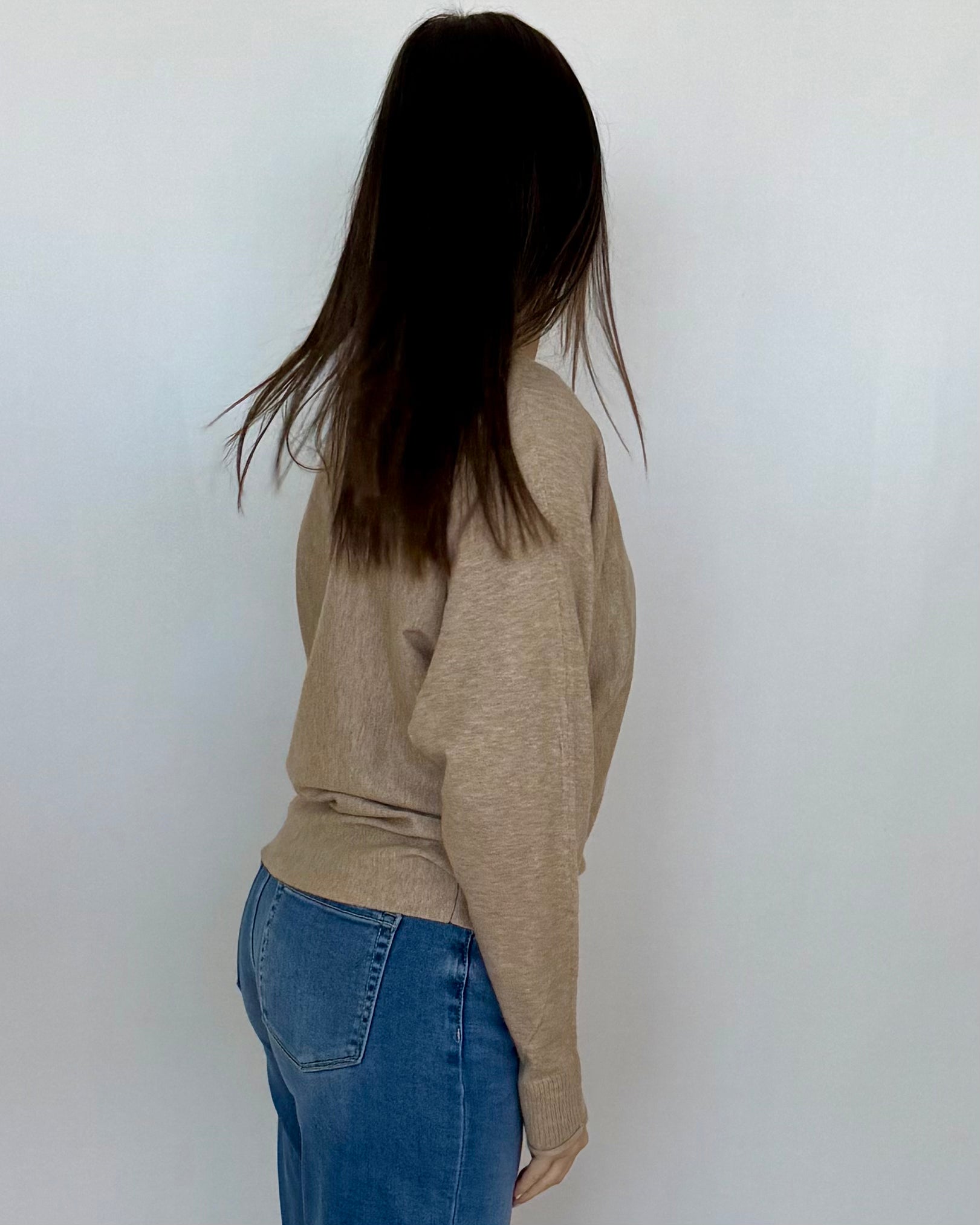 Always In Sight Taupe Dolman Sweater-Shop-Womens-Boutique-Clothing