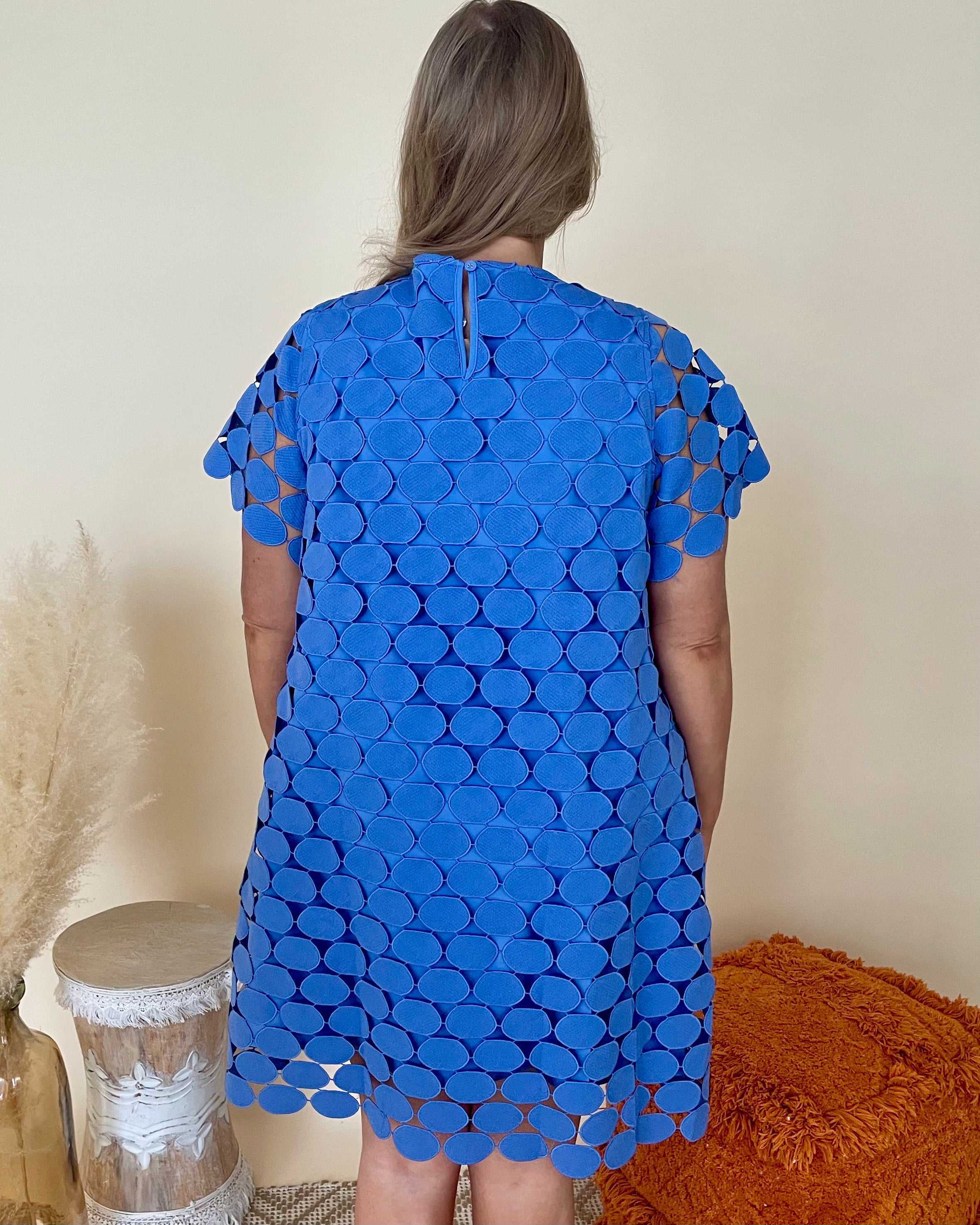 If I Do Orchid Blue Plus Dot Dress-Shop-Womens-Boutique-Clothing