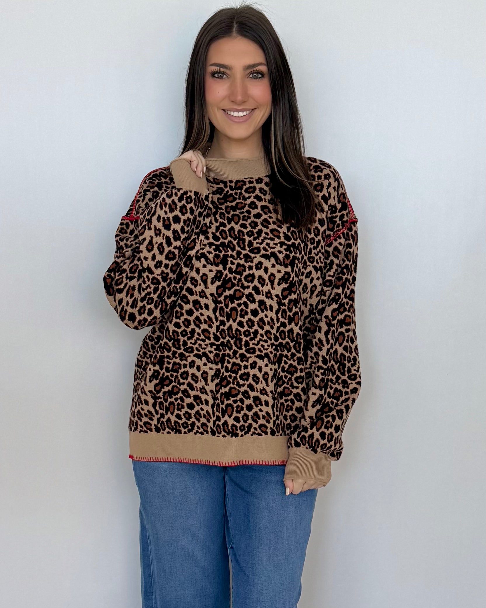 All Adventure Animal Print Sweater-Shop-Womens-Boutique-Clothing