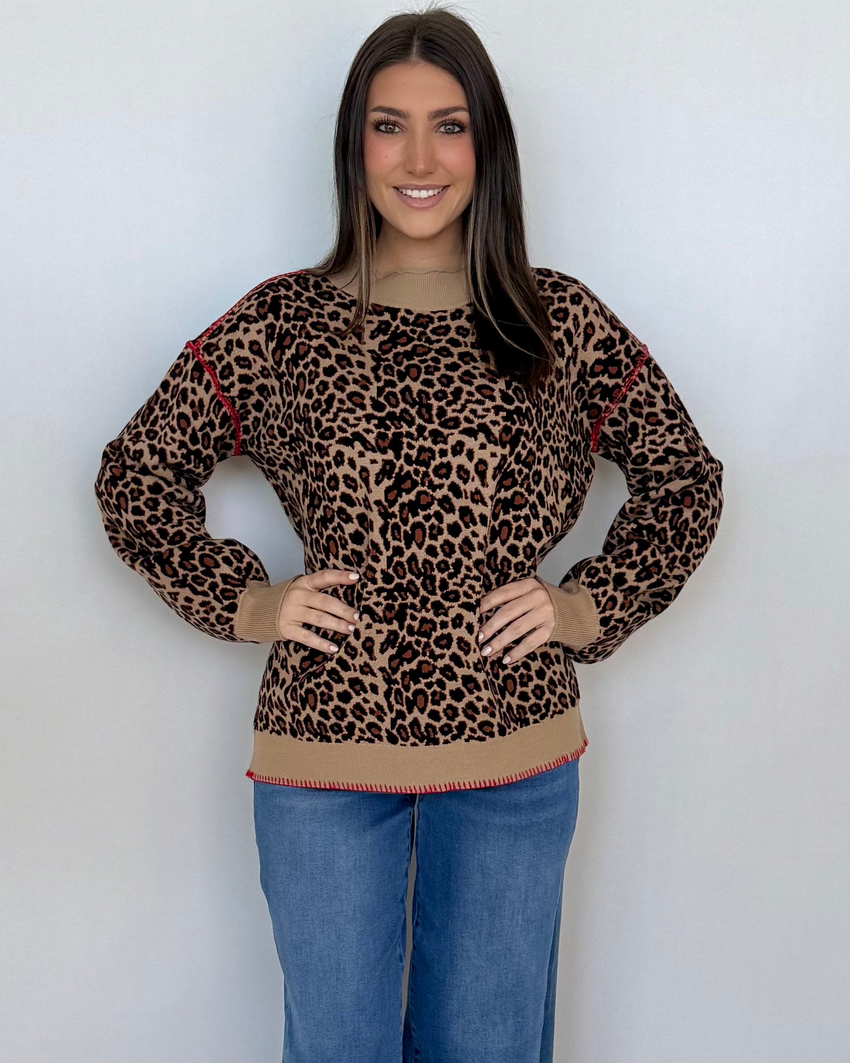 All Adventure Animal Print Sweater-Shop-Womens-Boutique-Clothing
