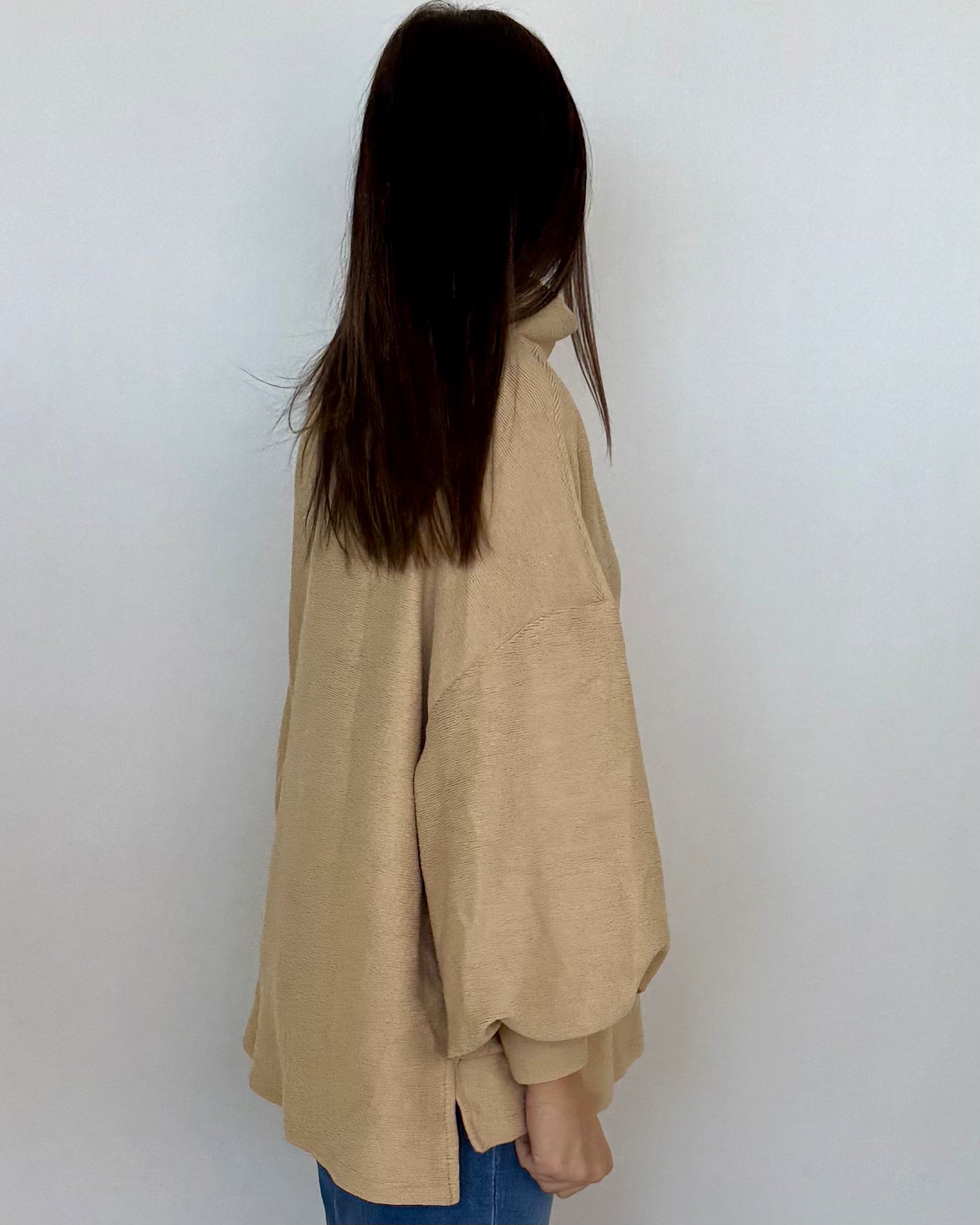 Set You Free Beige Balloon Sleeve Top-Shop-Womens-Boutique-Clothing