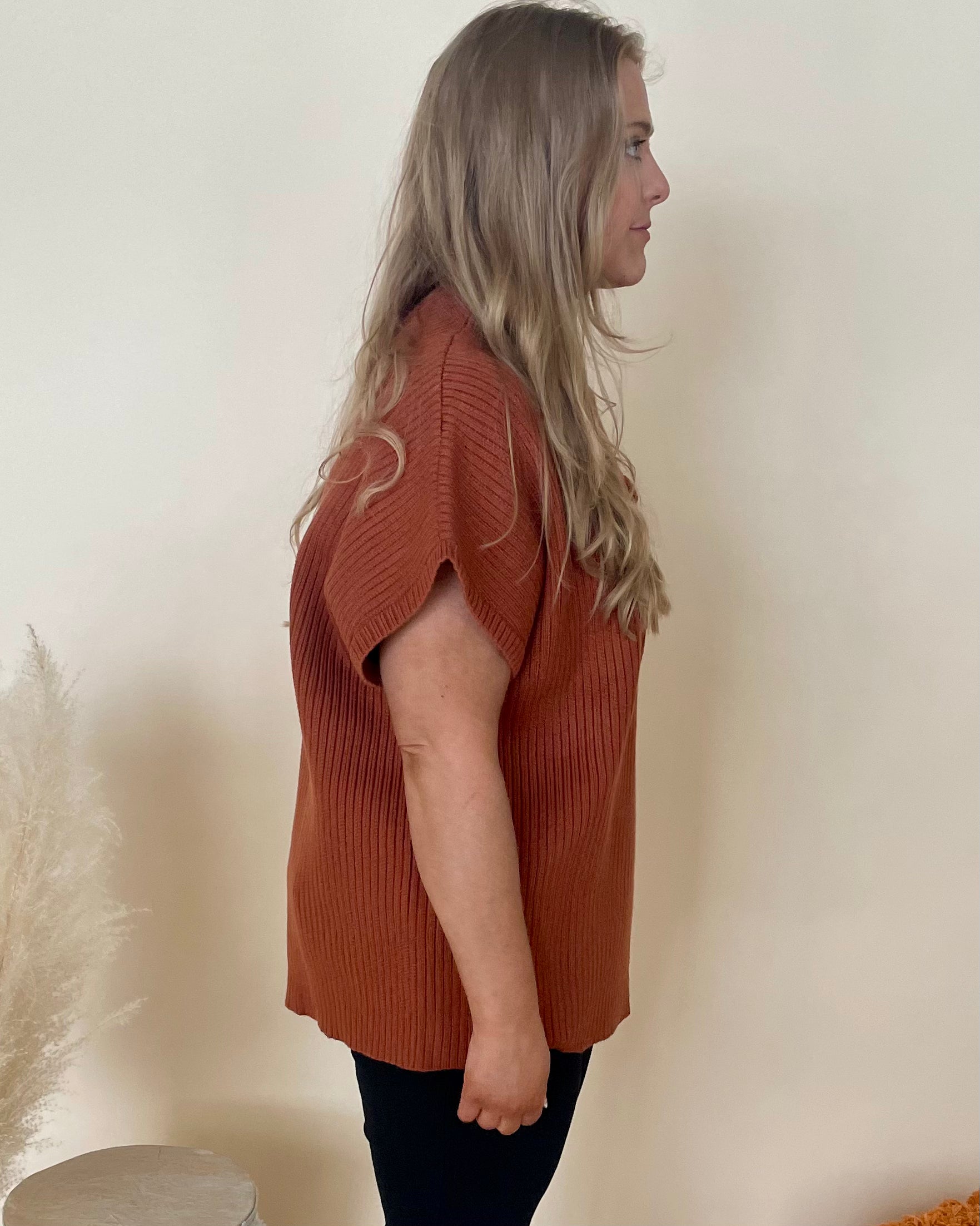 Still Holding On Copper Plus Pocket Sweater-Shop-Womens-Boutique-Clothing