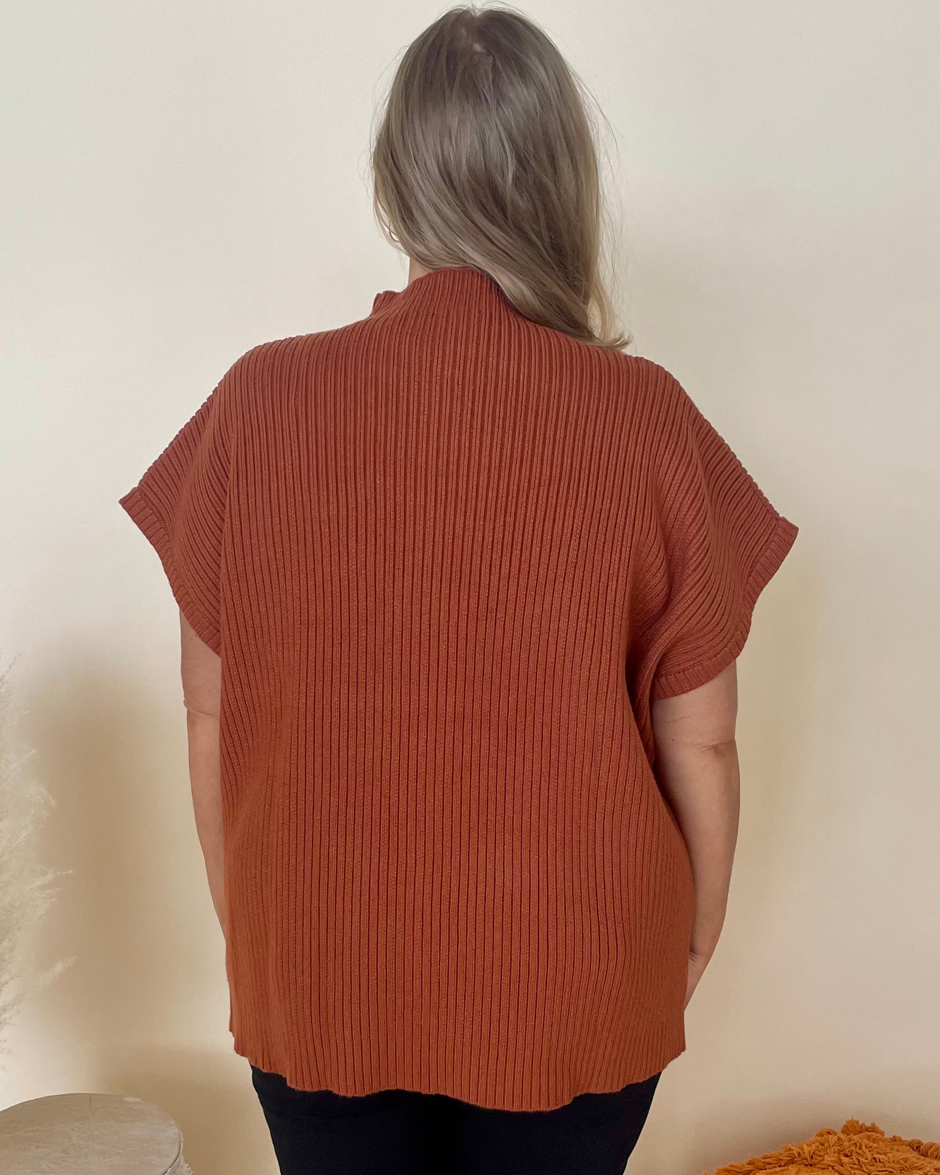 Still Holding On Copper Plus Pocket Sweater-Shop-Womens-Boutique-Clothing