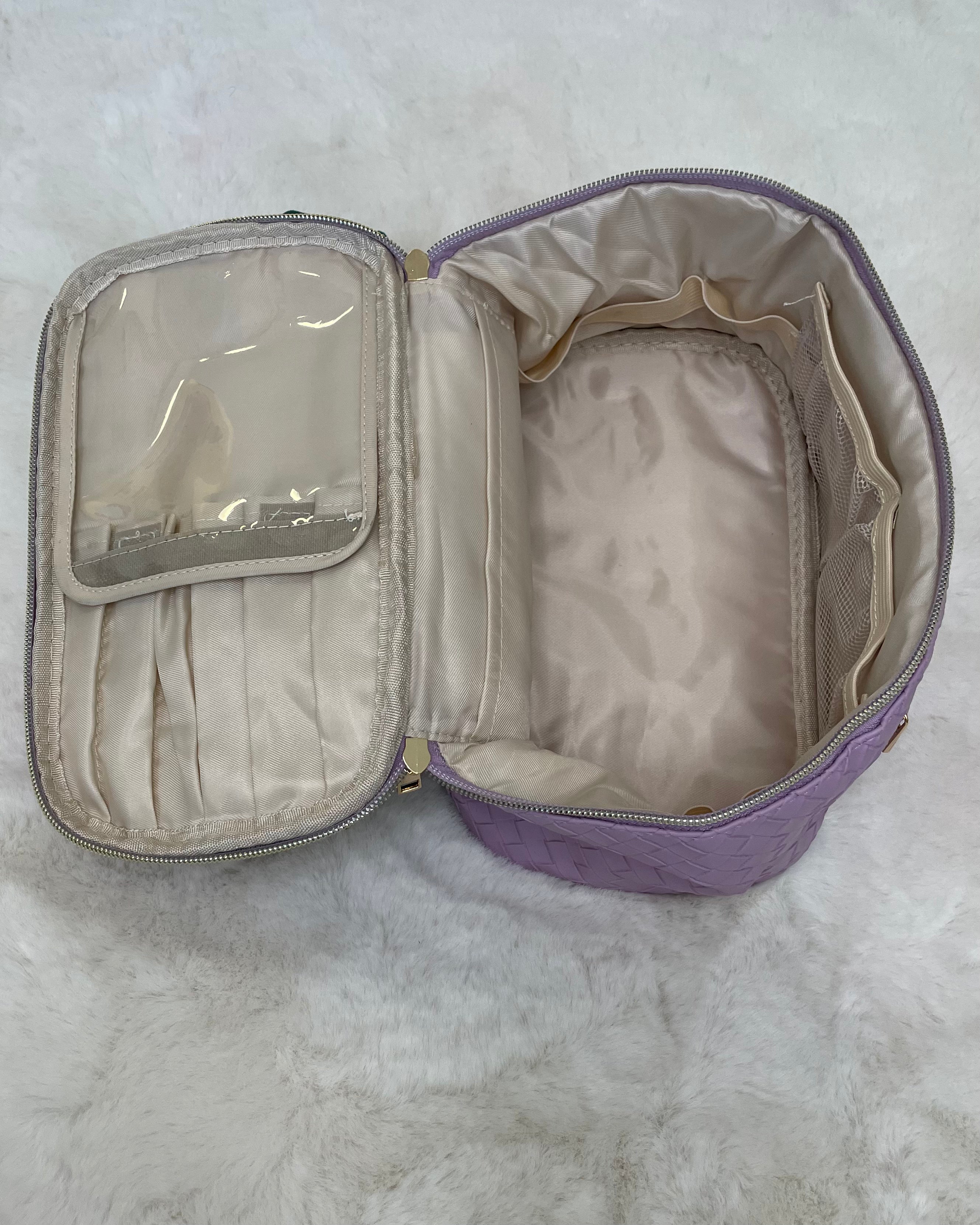 Pack It Up Lilac Faux Leather Travel Case-Regular-Shop-Womens-Boutique-Clothing