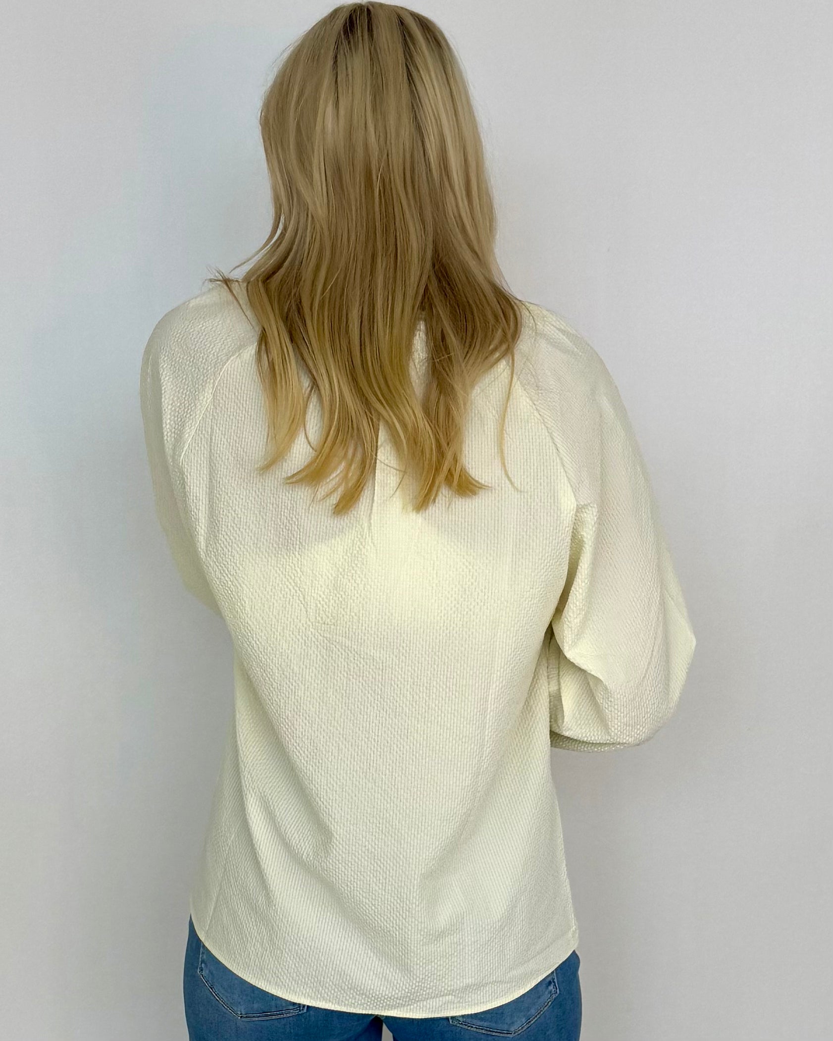 So Much Joy Stone Contrast Trim Top-Shop-Womens-Boutique-Clothing