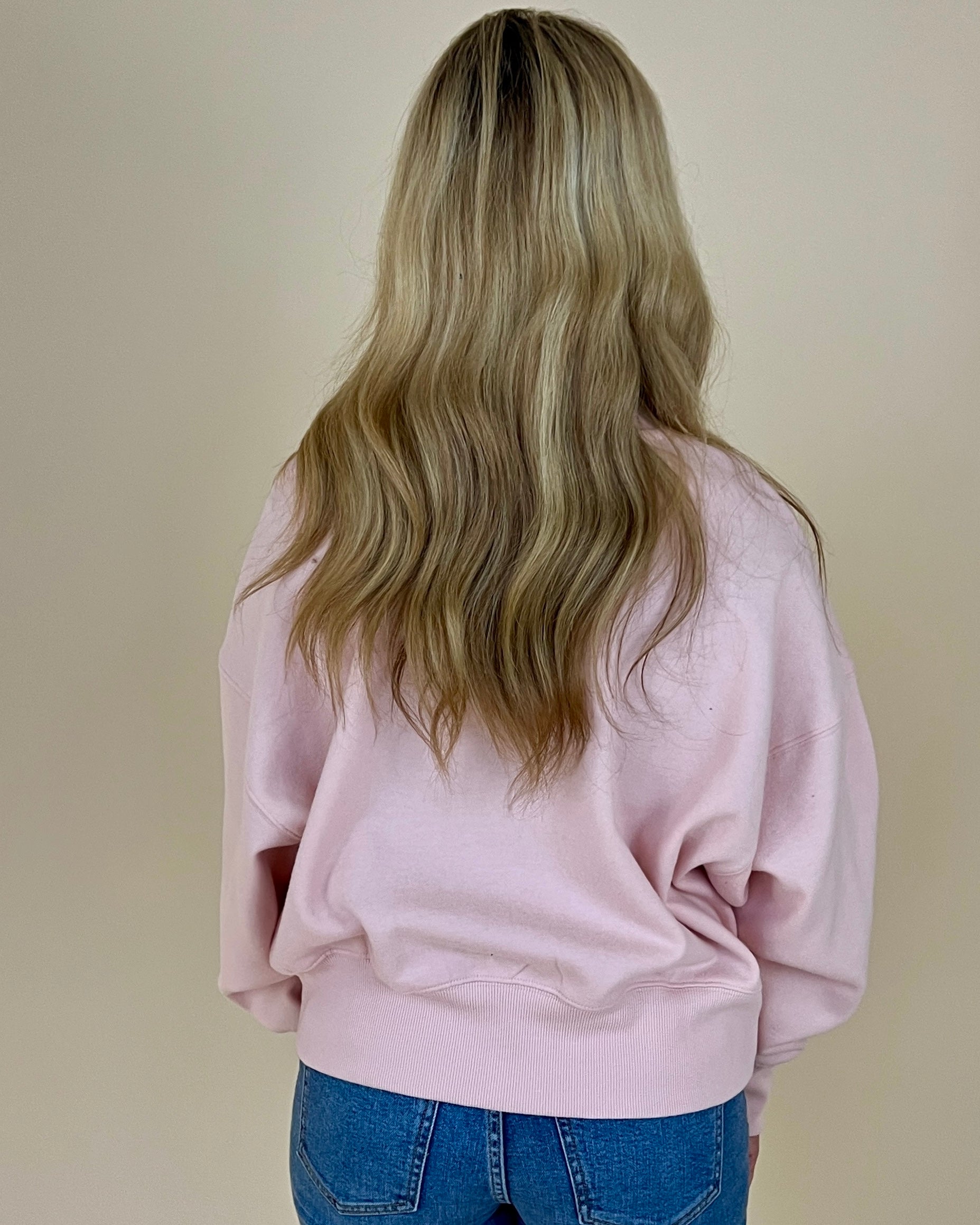 See It Dusty Pink Cropped Sweatshirt-Shop-Womens-Boutique-Clothing